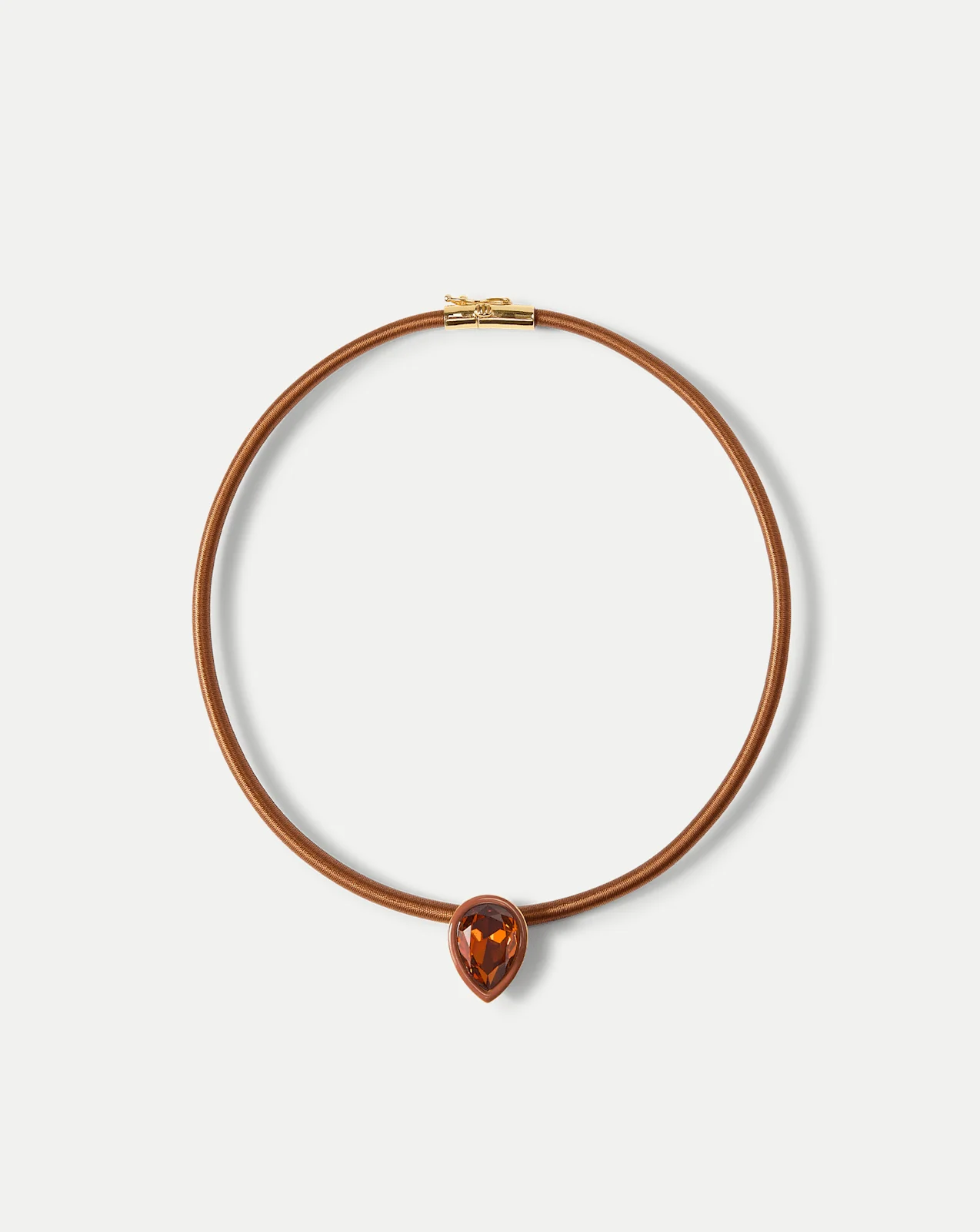 Veronica Beard - Brown Cord Pendant Necklace