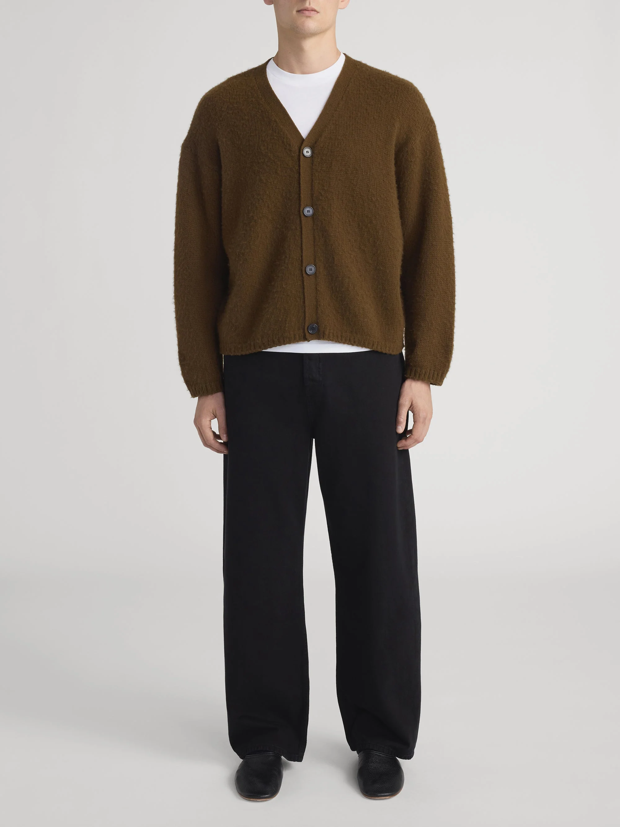FRAME - Brushed Cashmere Cardigan - Image 2