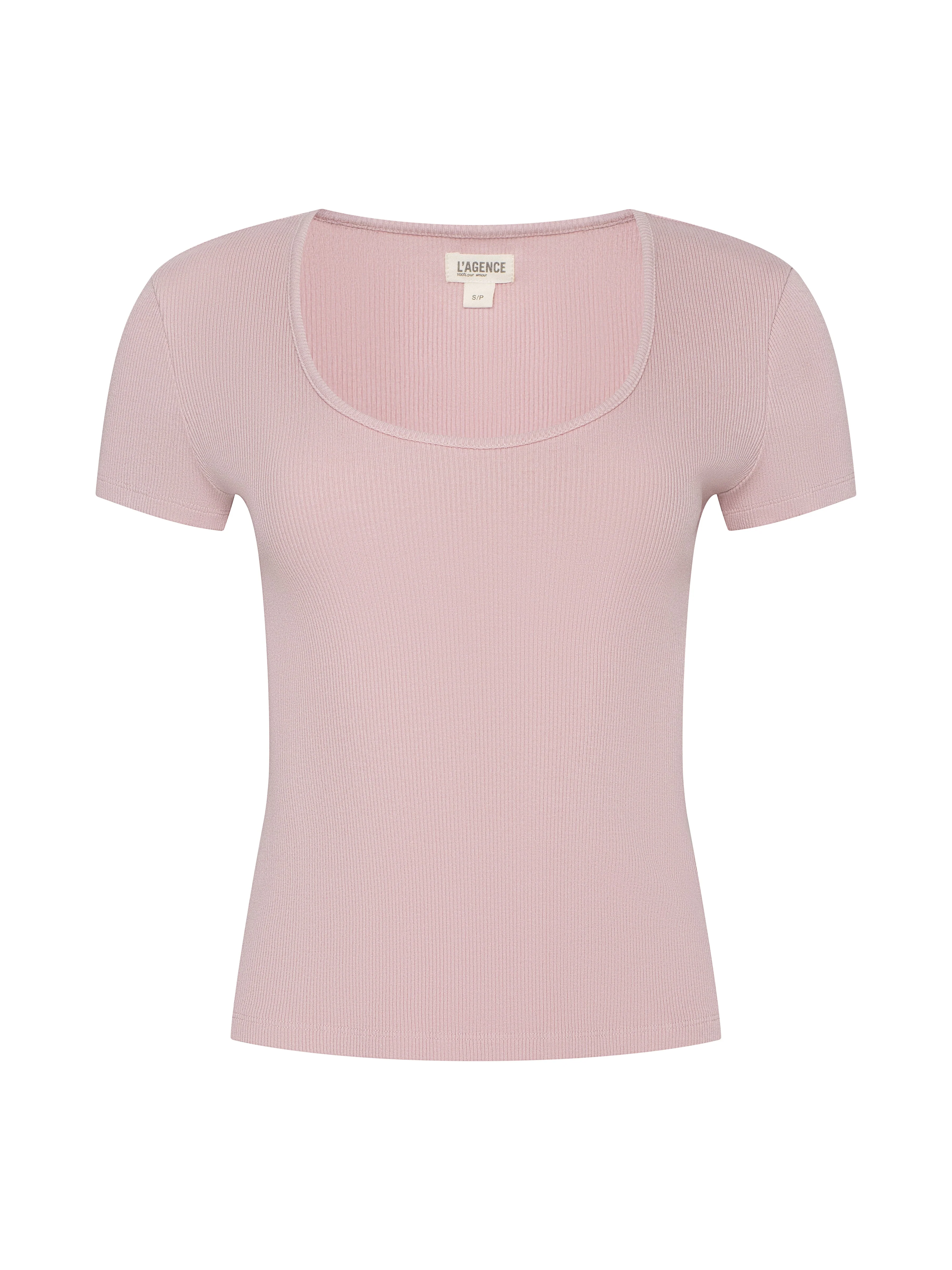 L'AGENCE - Brynlee Scoopneck Tee - Image 7