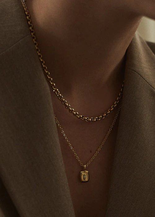 Kinn - Cable Rolo Link Chain Necklace - Image 4