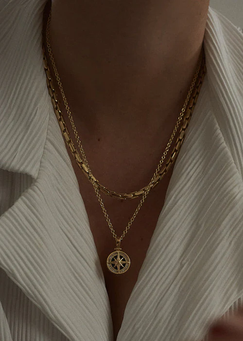 Kinn - Cable Rolo Link Chain Necklace - Image 5