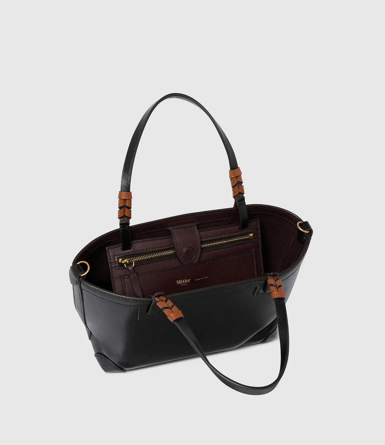 Metier - Cala 21 Elvis Black with Cognac - Image 3