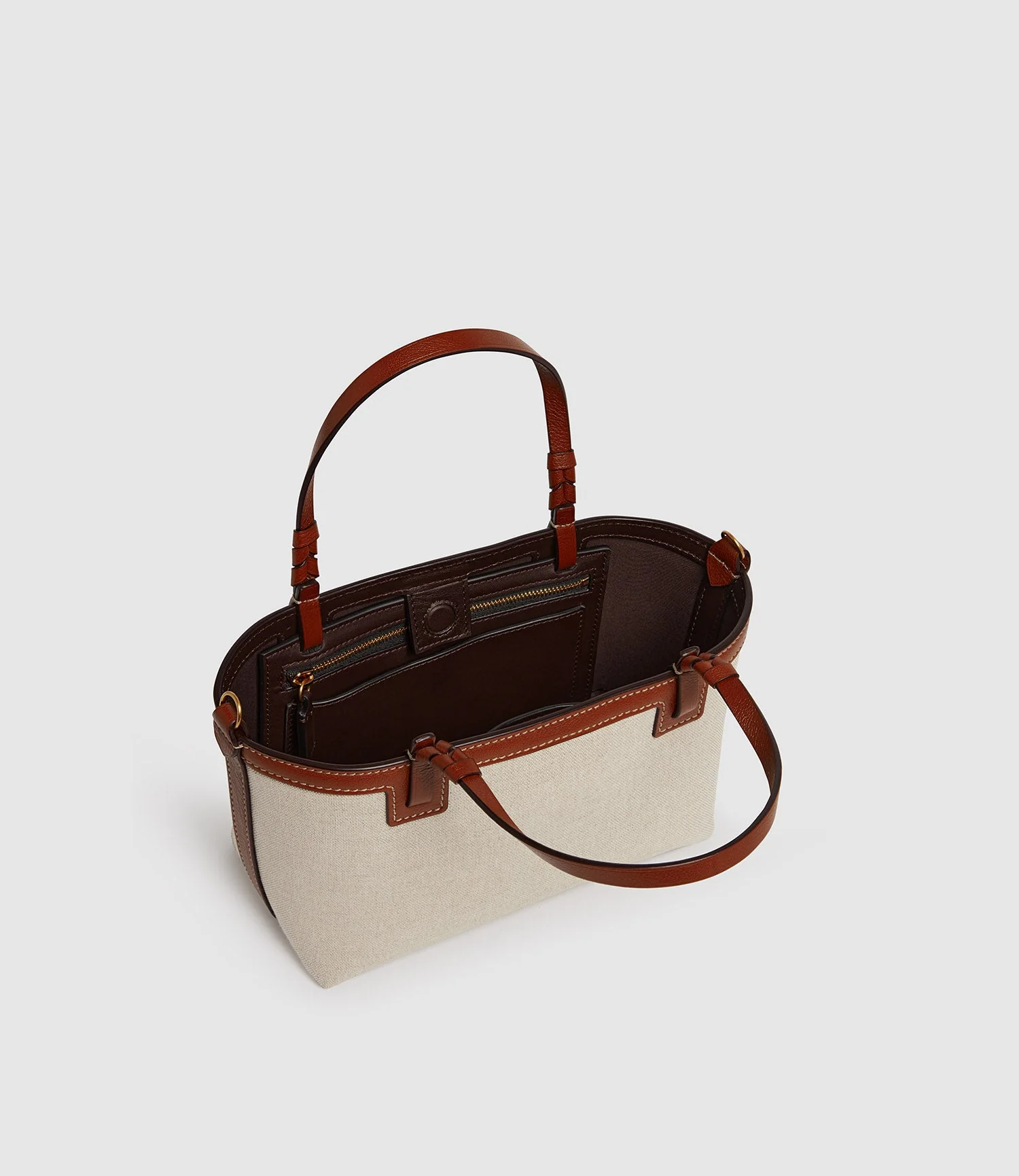 Metier - Cala 21 Natural Linen with Cognac - Image 3