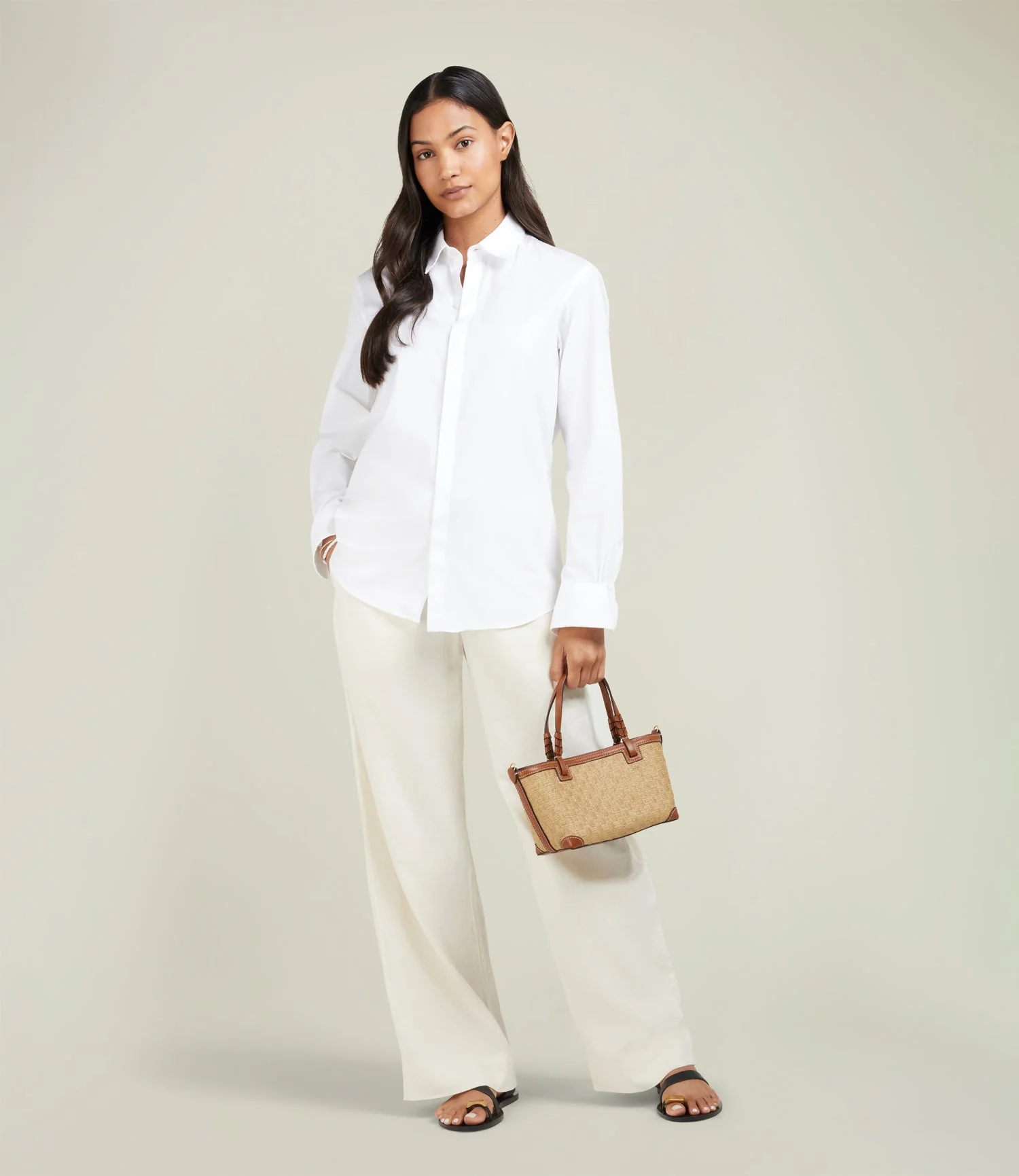 Metier - Cala 21 Woven Fabric Sahara with Buffalo Cognac - Image 4