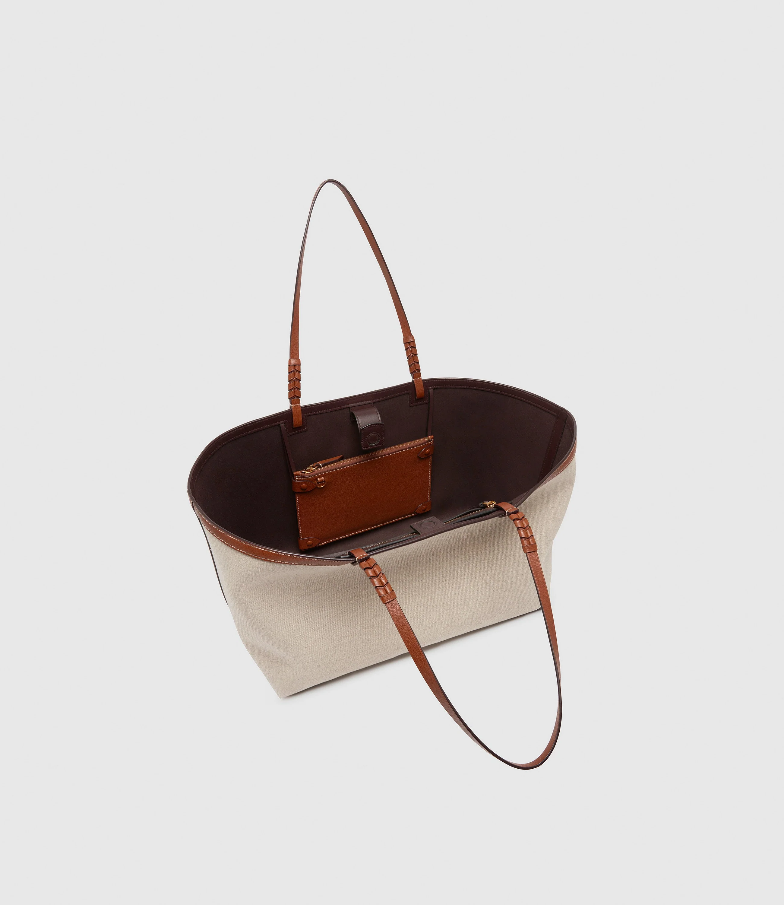 Metier - Cala 42 Natural Linen with Cognac - Image 3