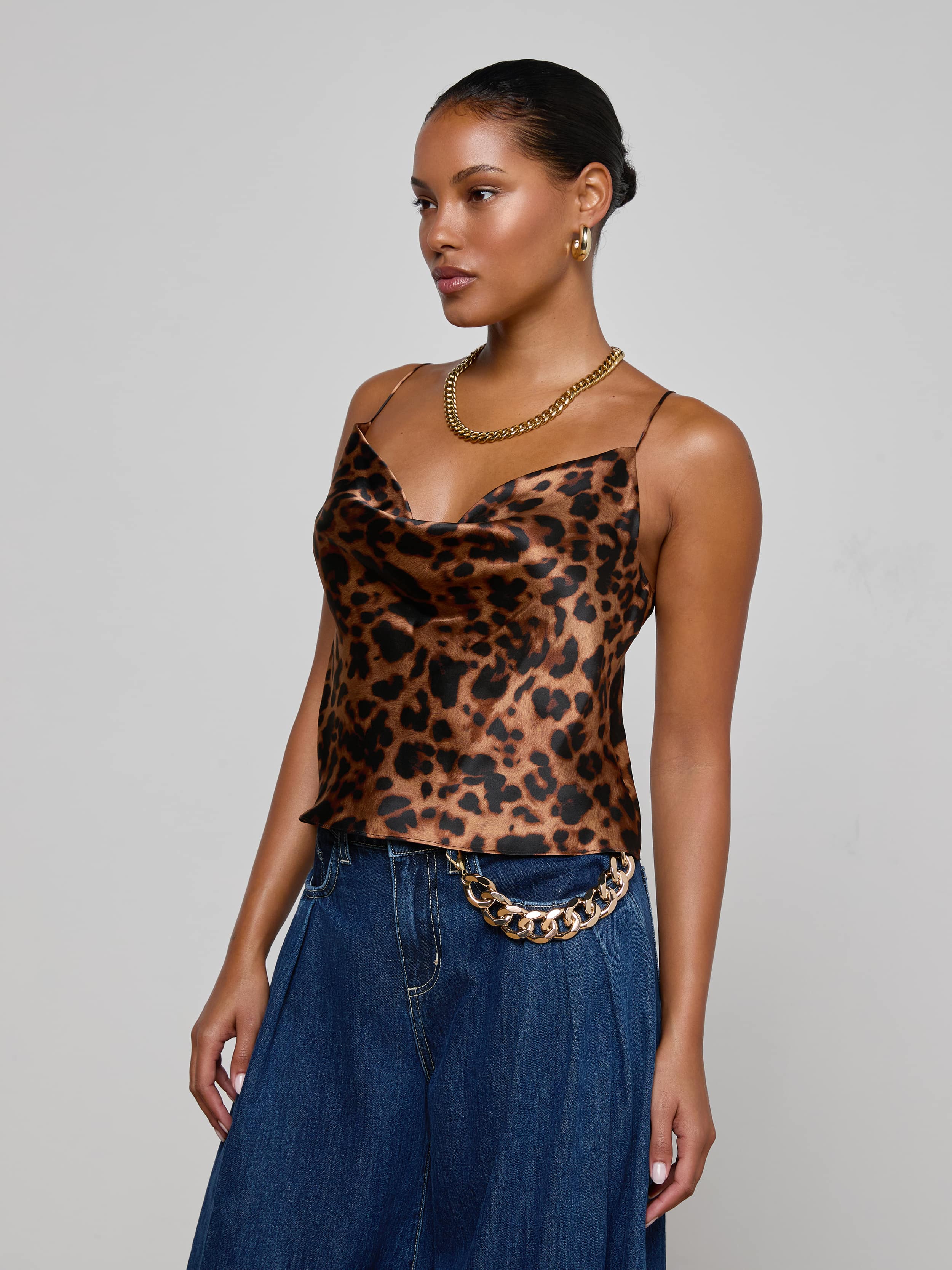 L'AGENCE - Calista Silk Camisole - Image 2