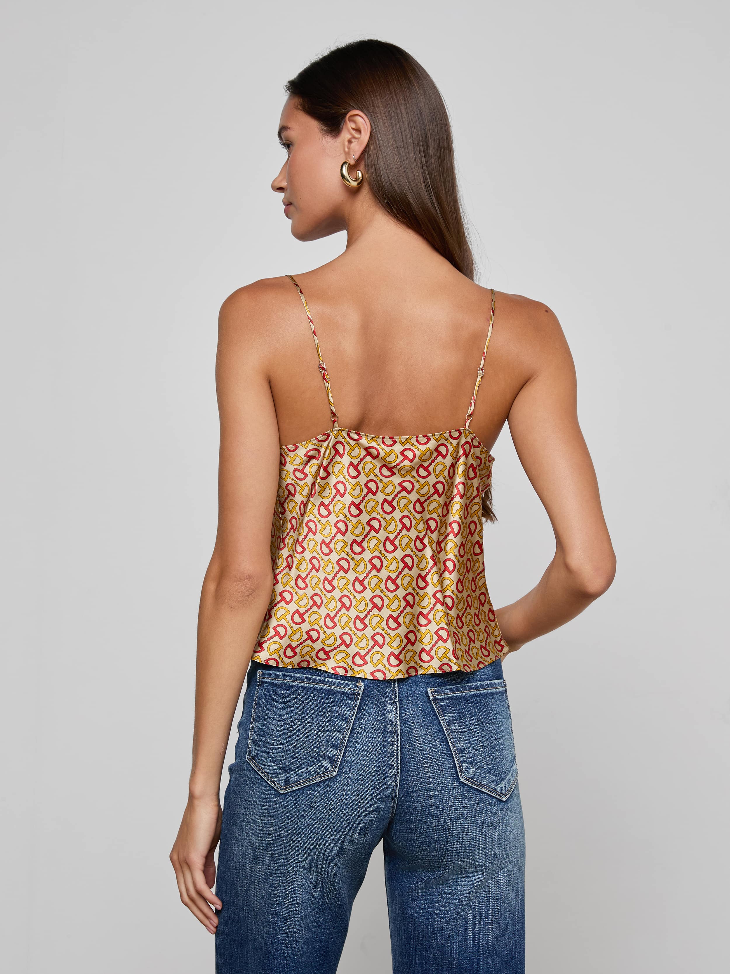 L'AGENCE - Calista Silk Camisole - Image 4