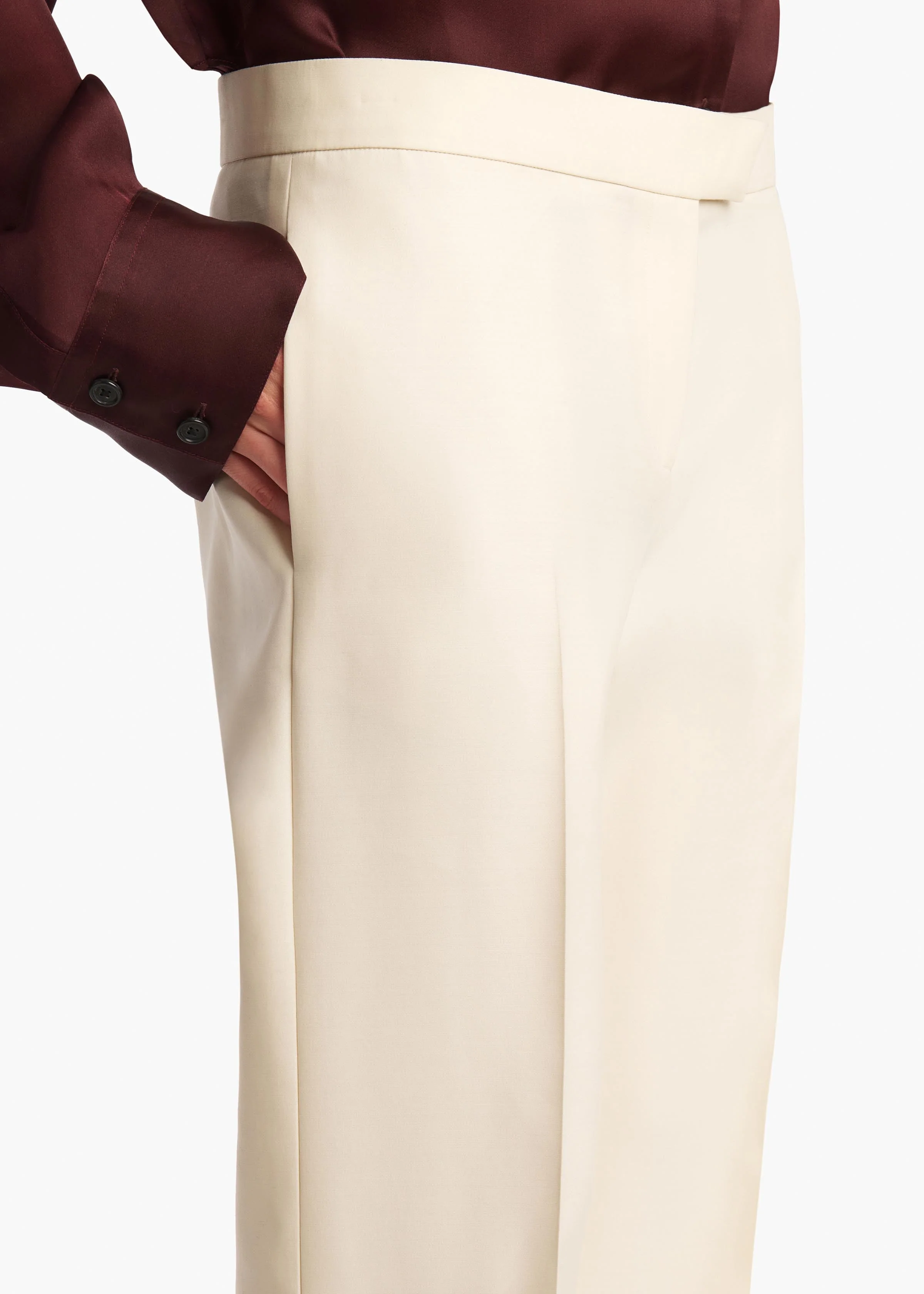 Khaite - Callen Pant in Cream - Image 12