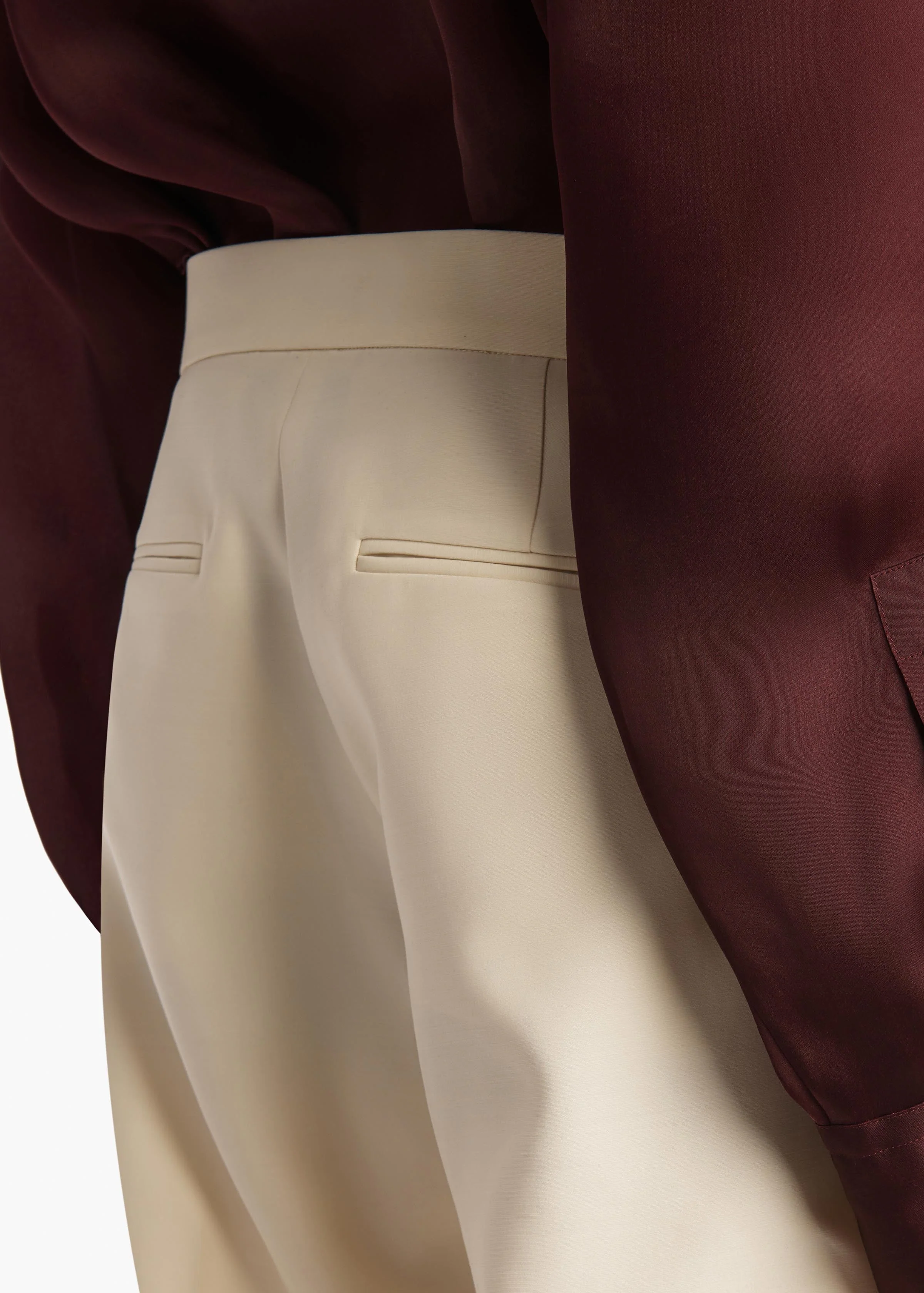 Khaite - Callen Pant in Cream - Image 6