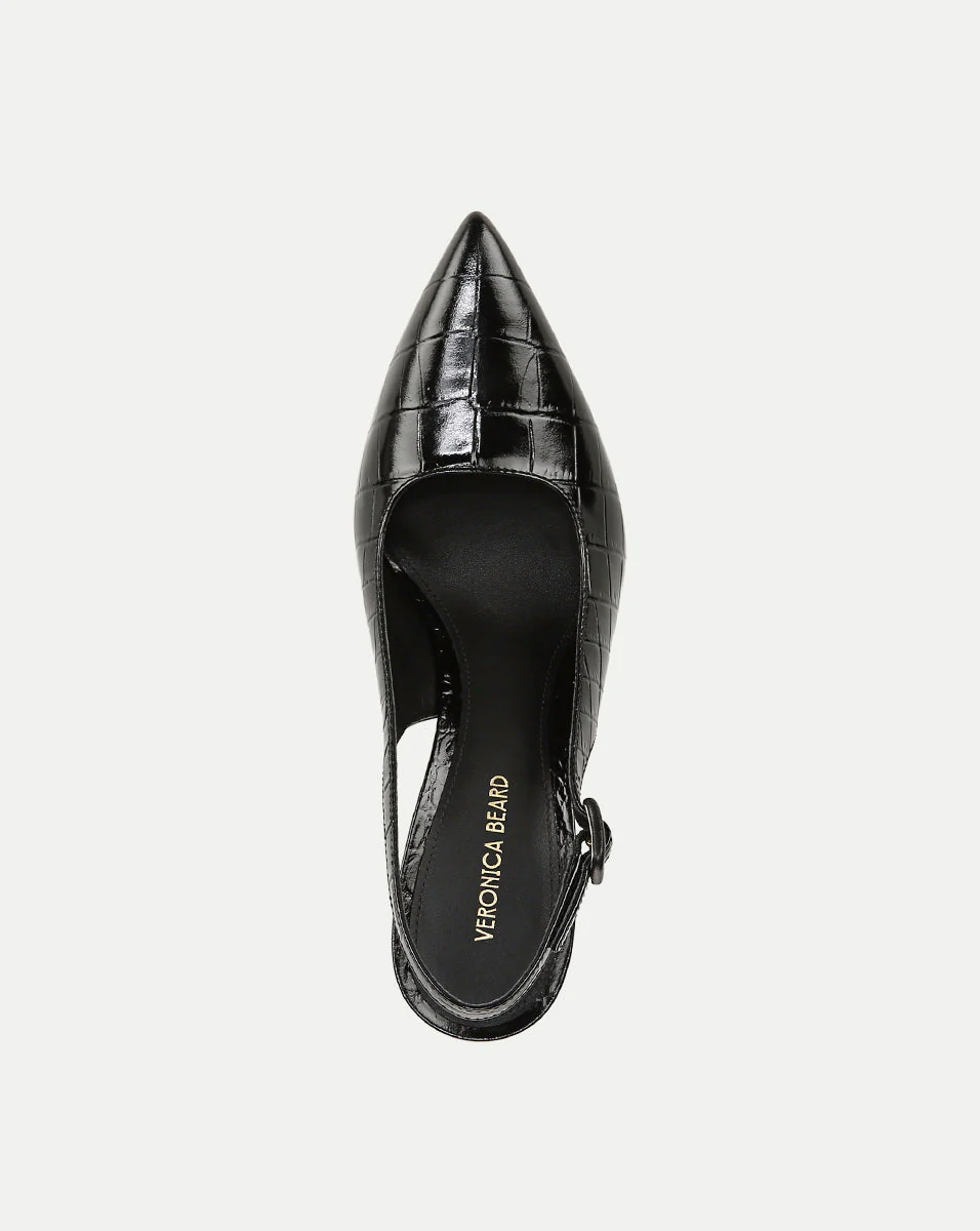 Veronica Beard - Callie Croc - Embossed Slingback Pump - Image 3