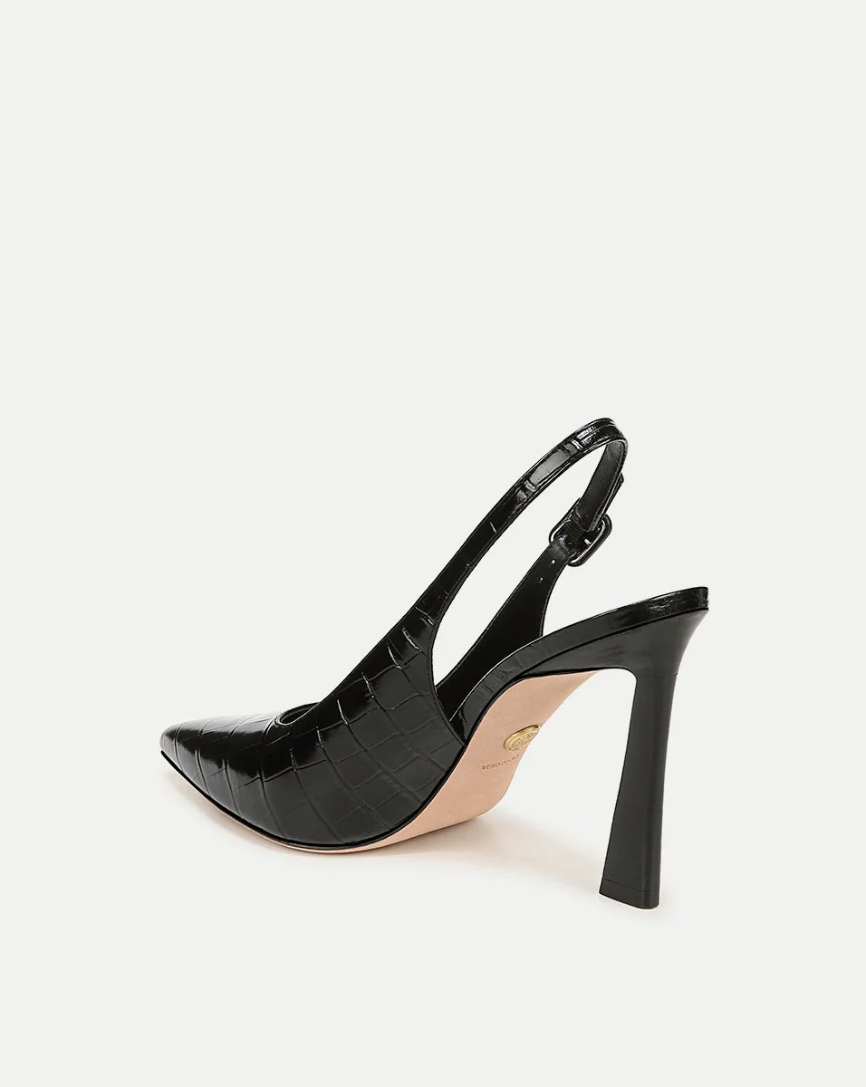 Veronica Beard - Callie Croc - Embossed Slingback Pump - Image 4