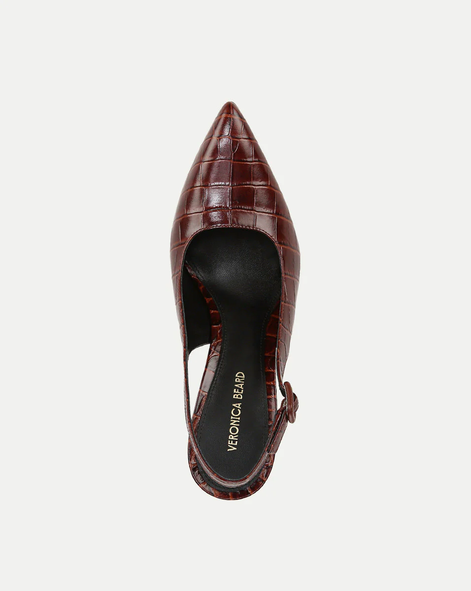 Veronica Beard - Callie Croc - Embossed Slingback Pump - Image 3