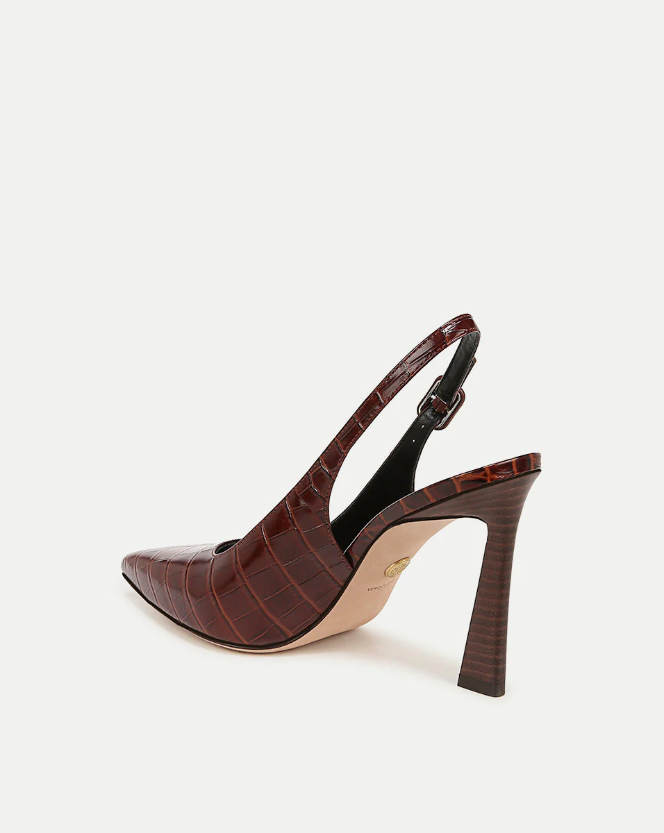 Veronica Beard - Callie Croc - Embossed Slingback Pump - Image 4