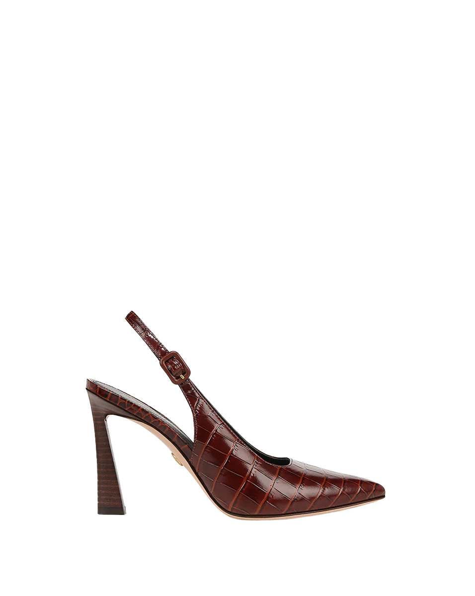 Veronica Beard - Callie Croc - Embossed Slingback Pump - Image 6