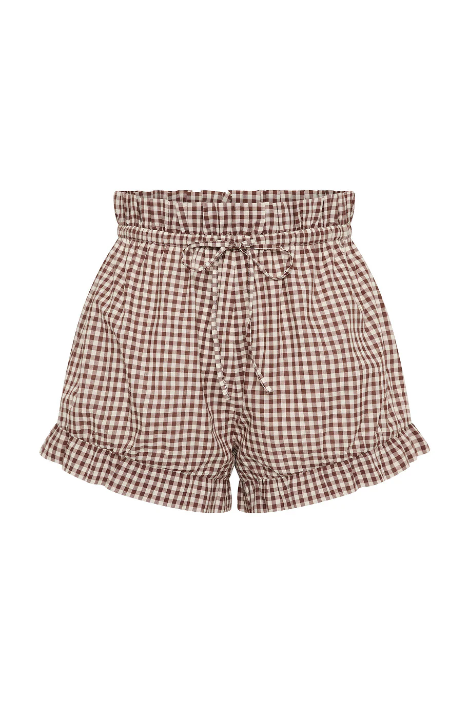 Posse - CALLIE SHORT - PETITE MOCHA GINGHAM - Image 7