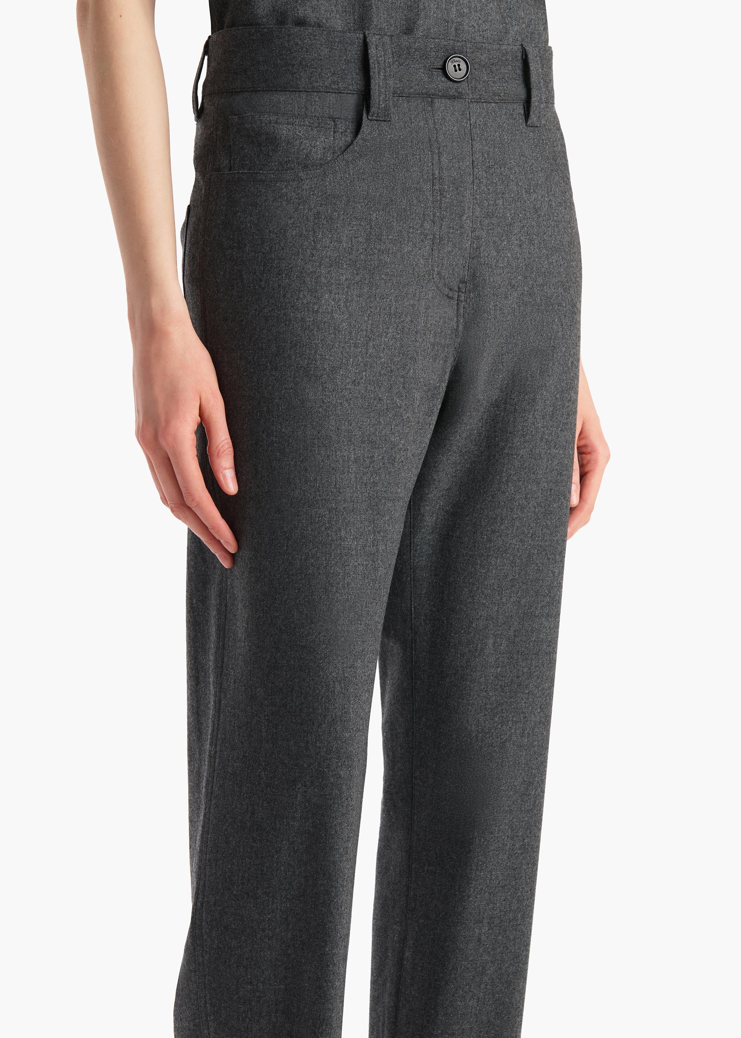 Khaite - Callum Pant in Storm - Image 12