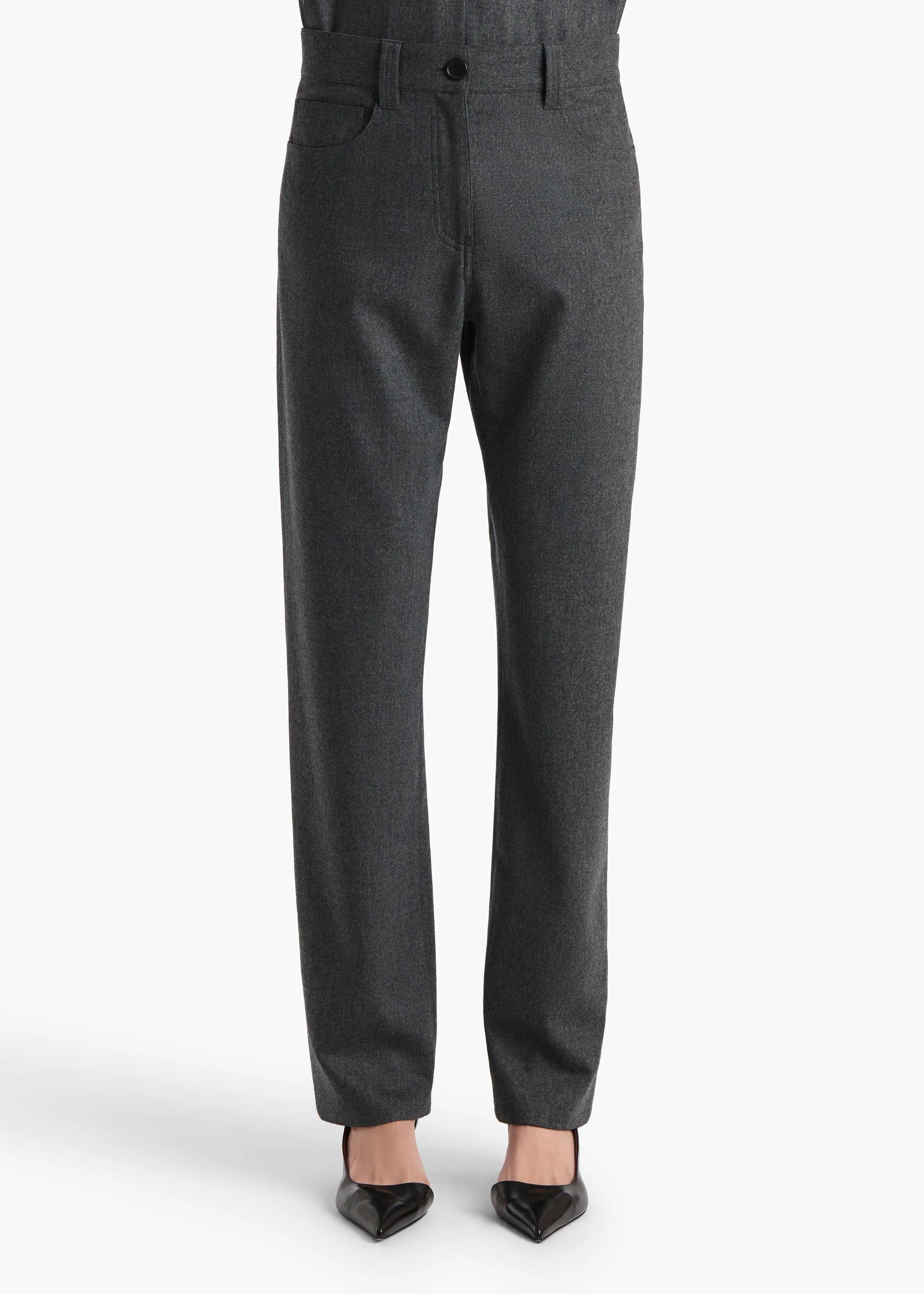 Khaite - Callum Pant in Storm - Image 3