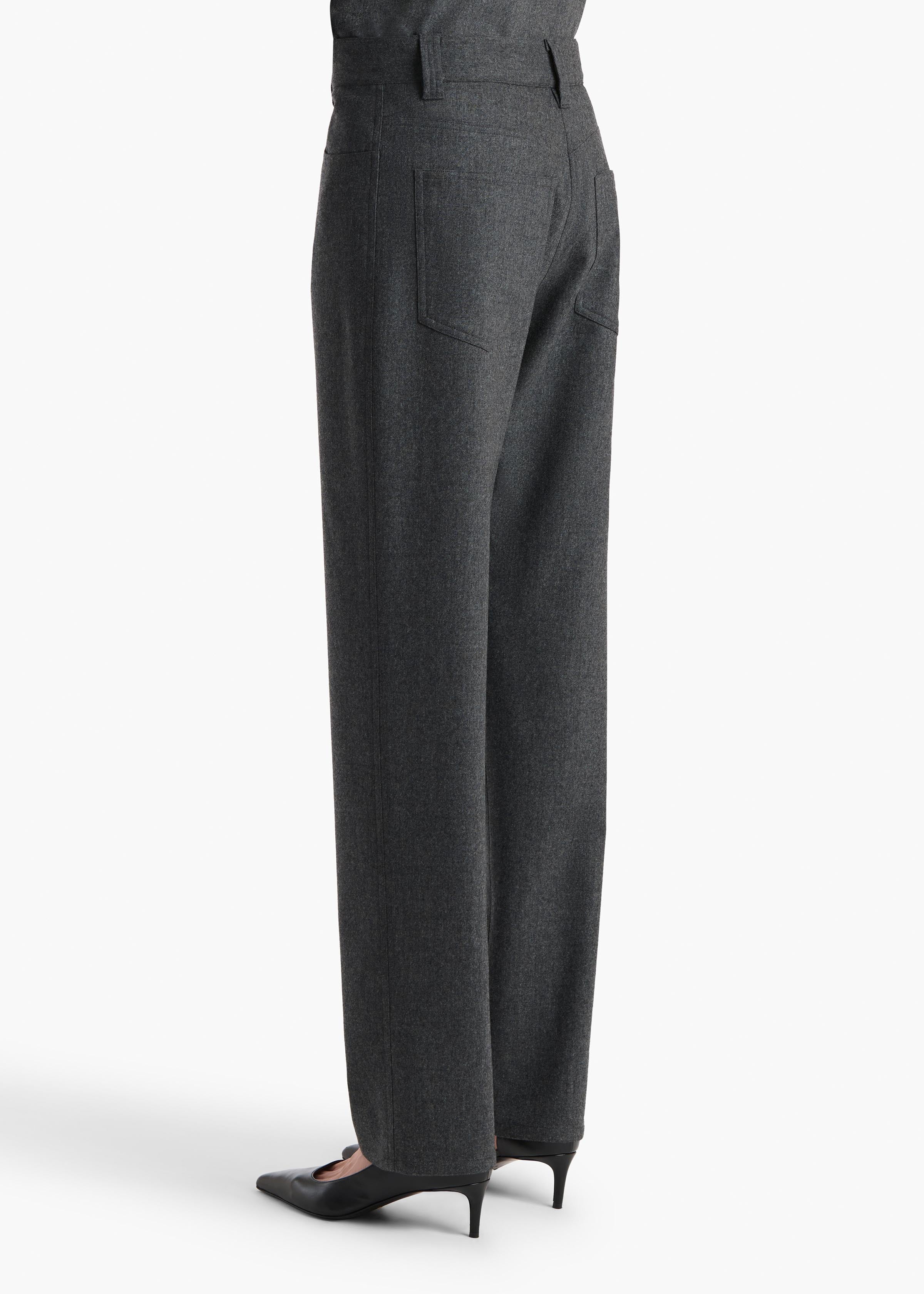 Khaite - Callum Pant in Storm - Image 4