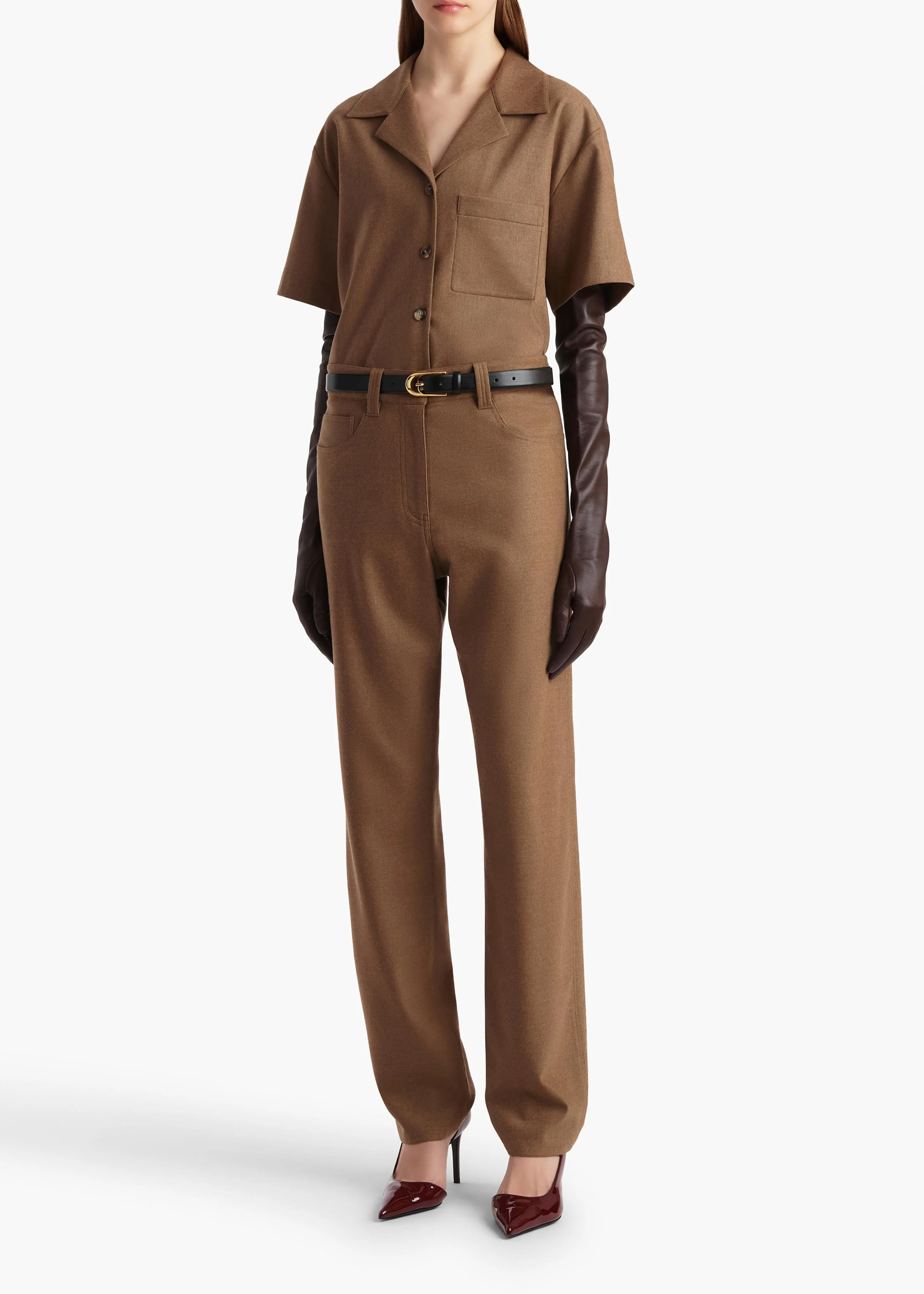 Khaite - Callum Pant in Toffee - Image 2