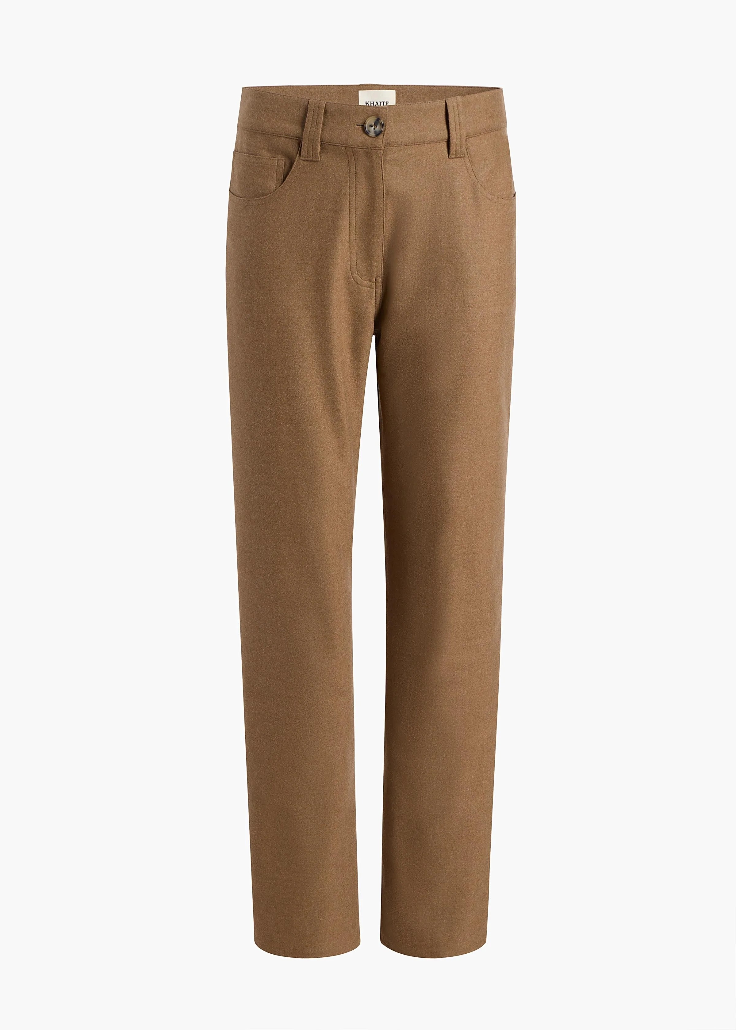 Khaite - Callum Pant in Toffee - Image 8