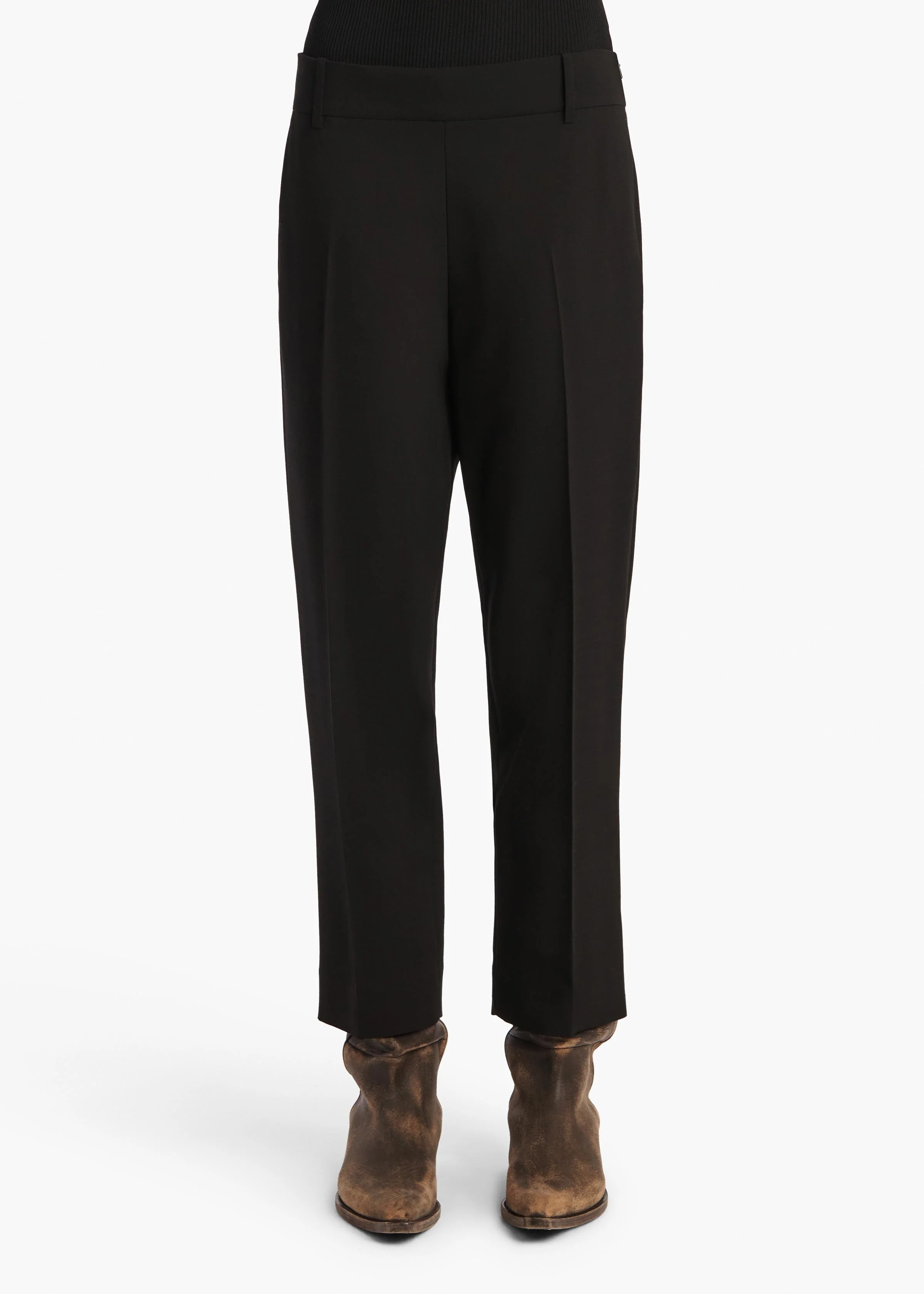 Khaite - Cam Pant in Black Stretch Suiting - Image 10
