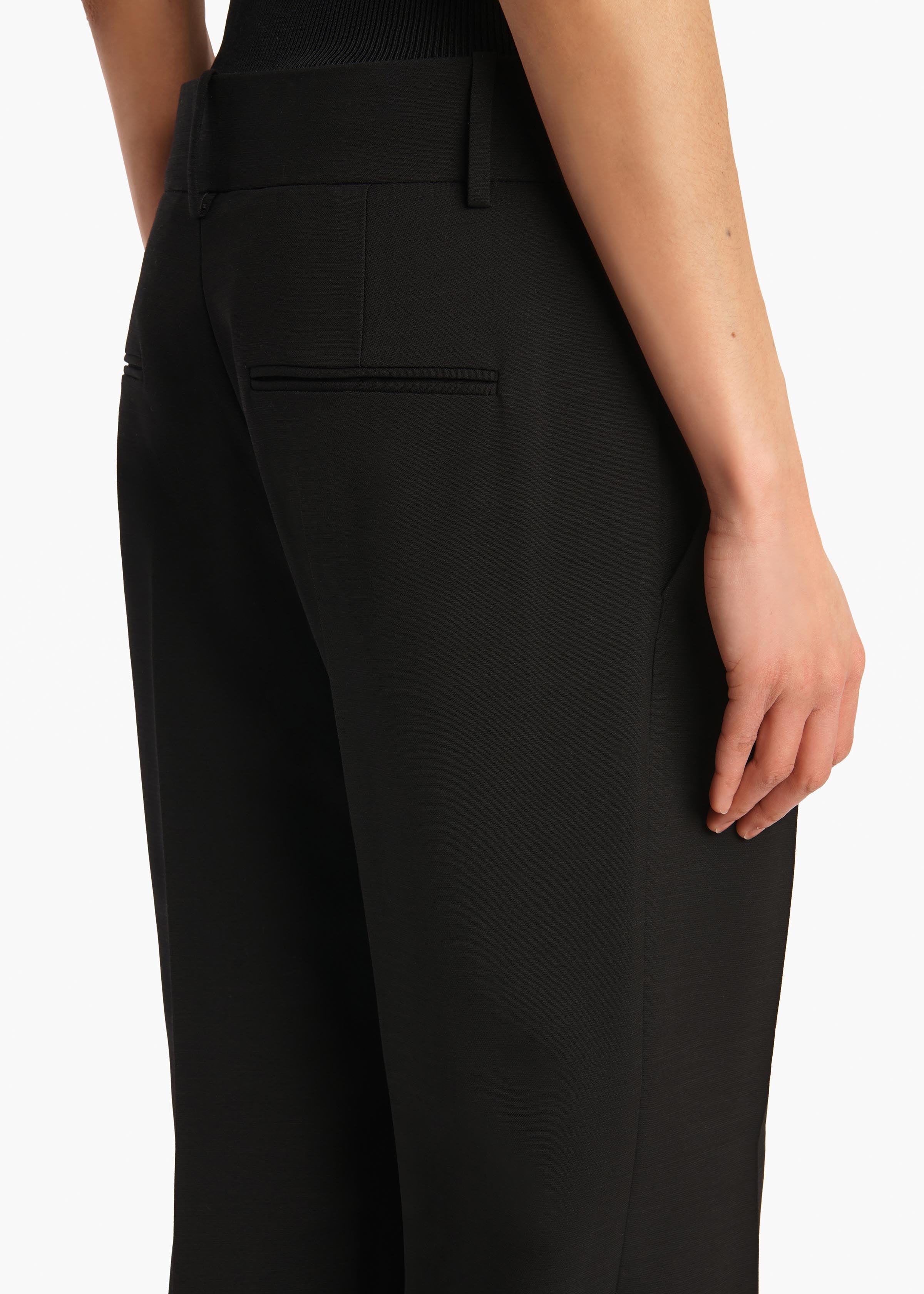 Khaite - Cam Pant in Black Stretch Suiting - Image 6
