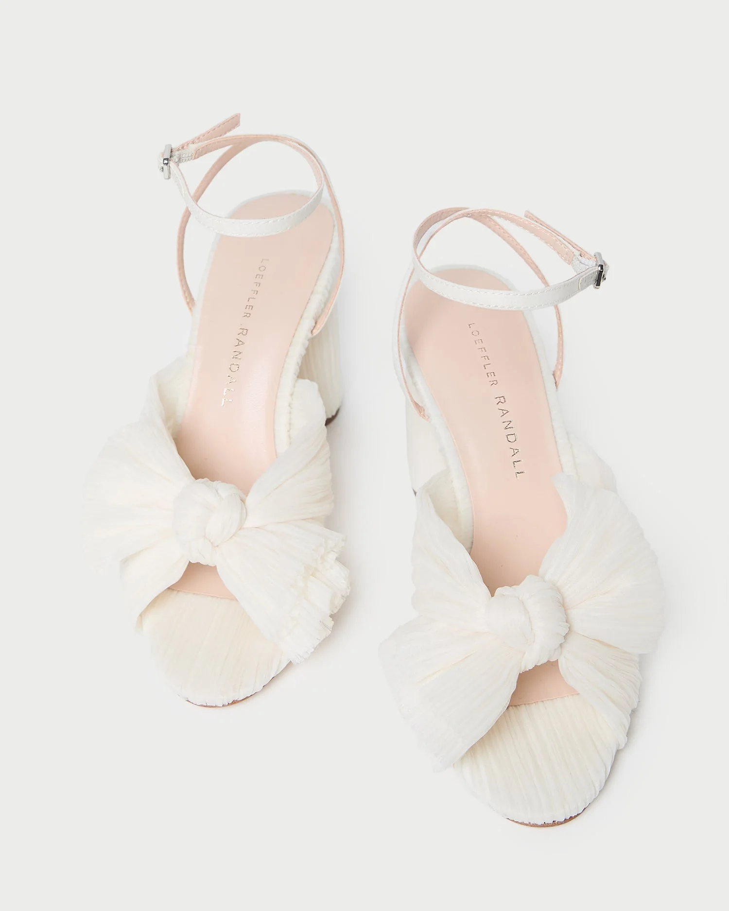 Loeffler Randall - Camellia Pearl Pleated Bow Heel - Image 3