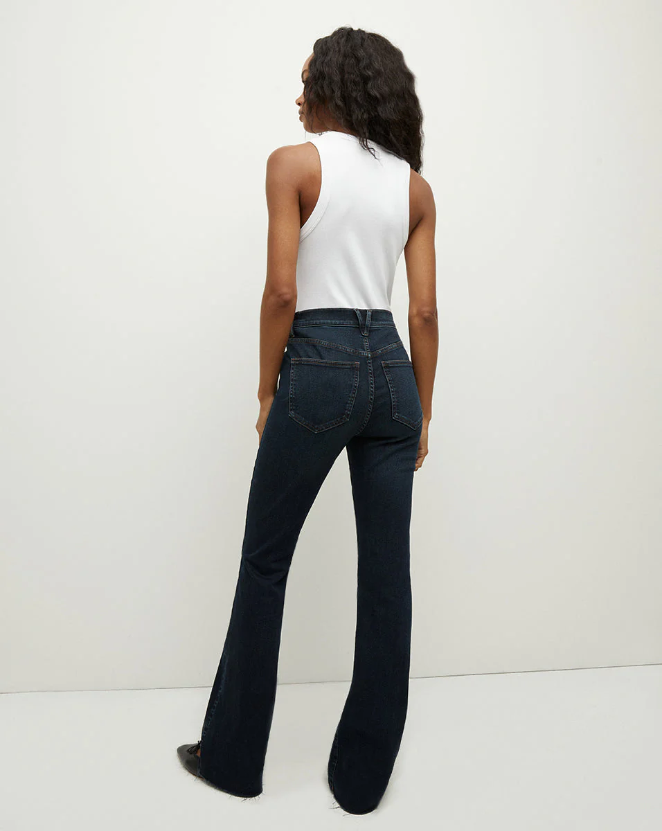 Veronica Beard - Cameron Raw Hem Bootcut Jean - Image 4