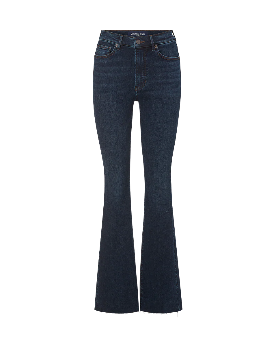 Veronica Beard - Cameron Raw Hem Bootcut Jean - Image 5