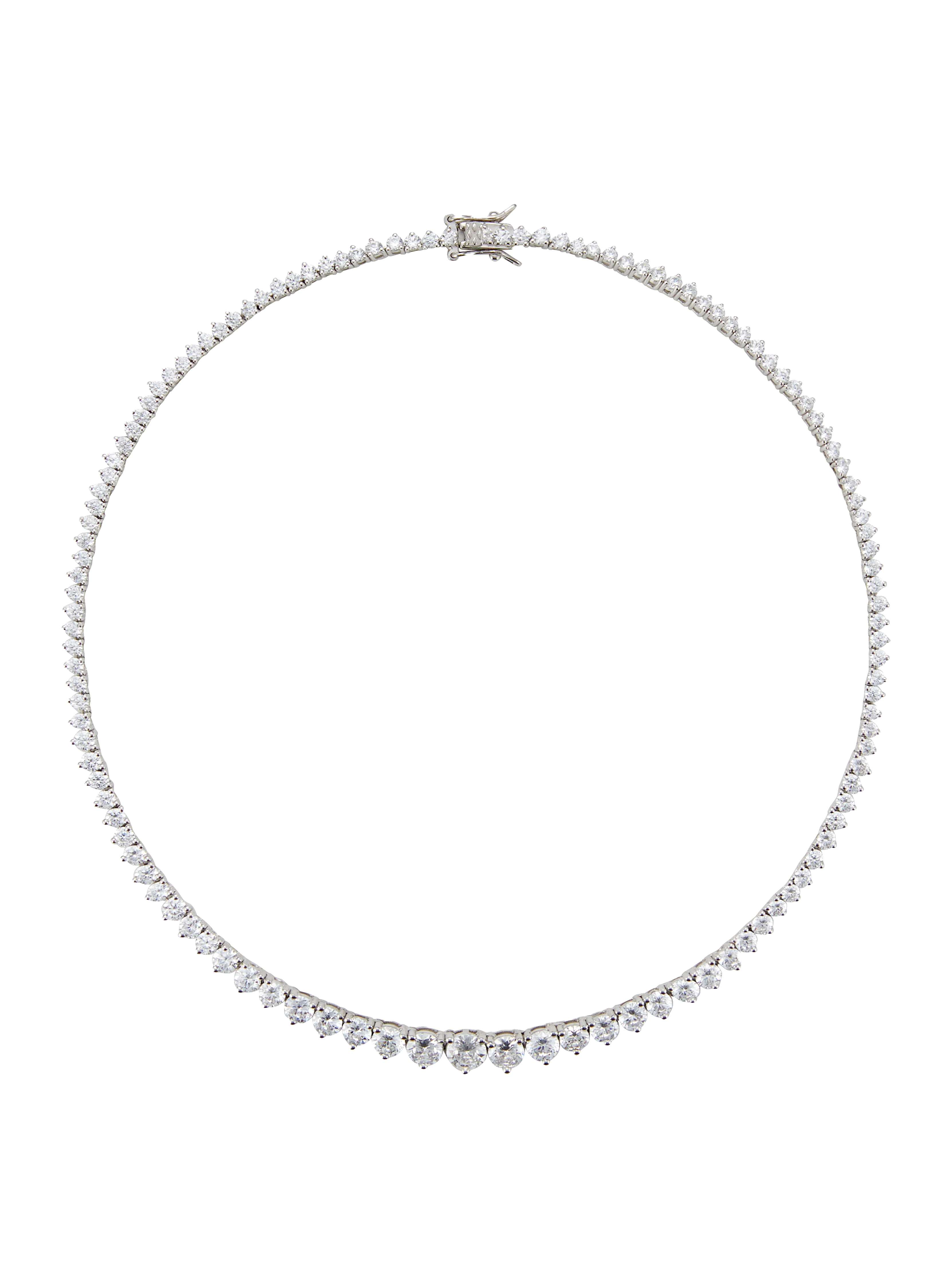 Dorsey - CAMPBELL RIVIÈRE NECKLACE IN LAB WHITE SAPPHIRE