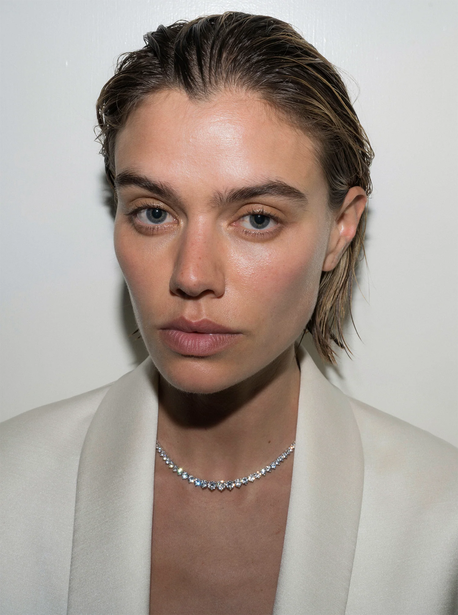 Dorsey - CAMPBELL RIVIÈRE NECKLACE IN LAB WHITE SAPPHIRE - Image 4