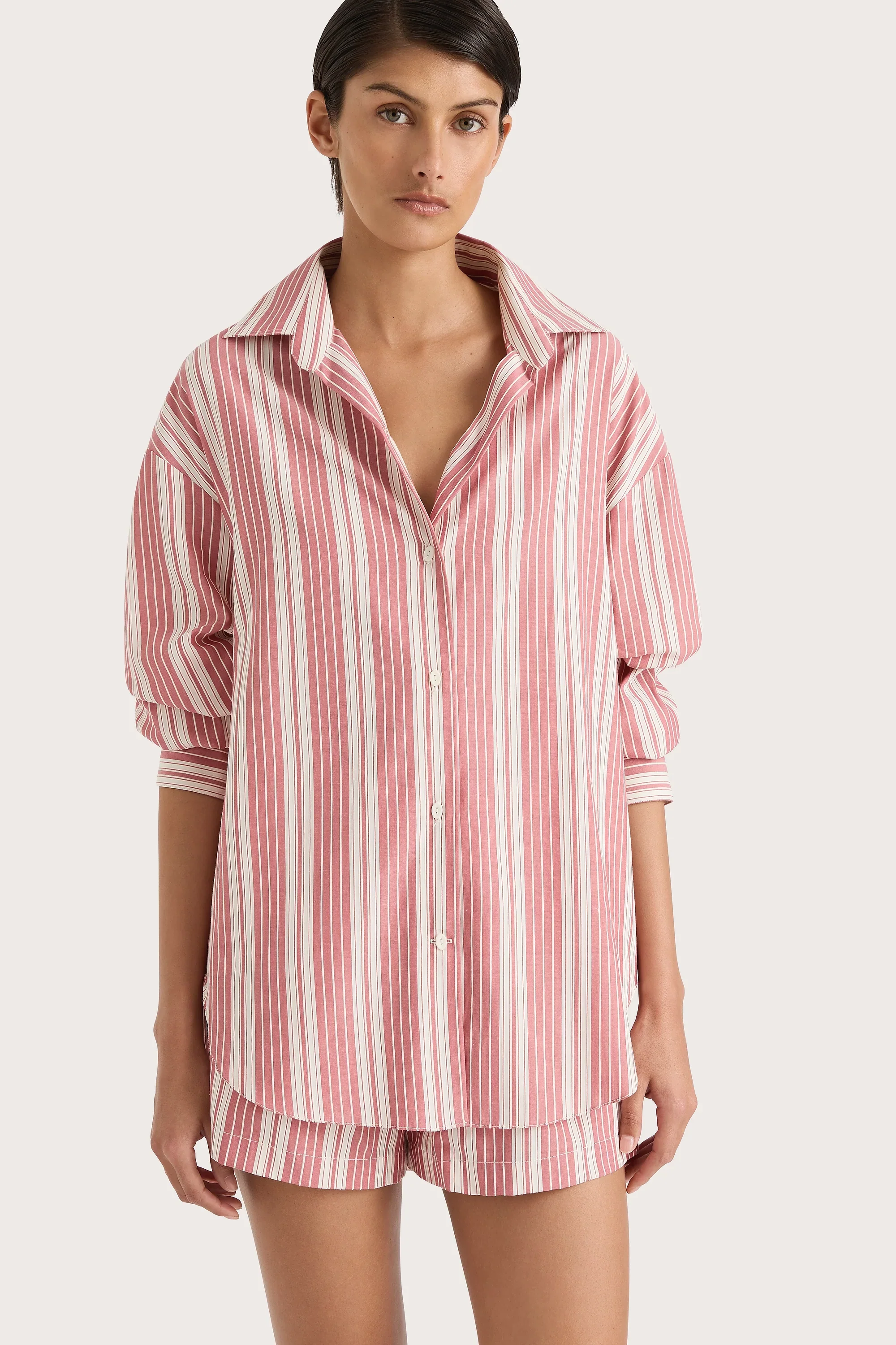 Faithfull - En Vau Shirt Cherry Stripe - Final Sale - Image 5