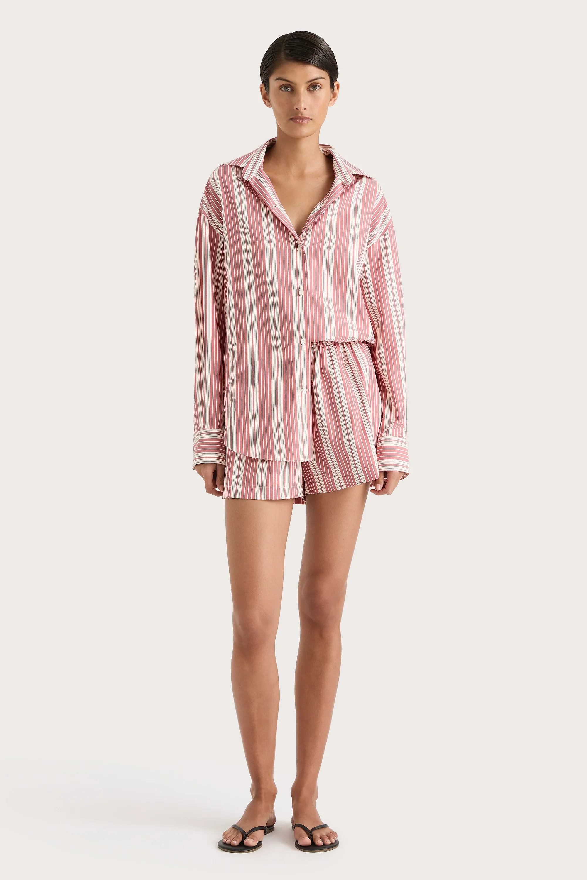 Faithfull - En Vau Shirt Cherry Stripe - Final Sale - Image 6