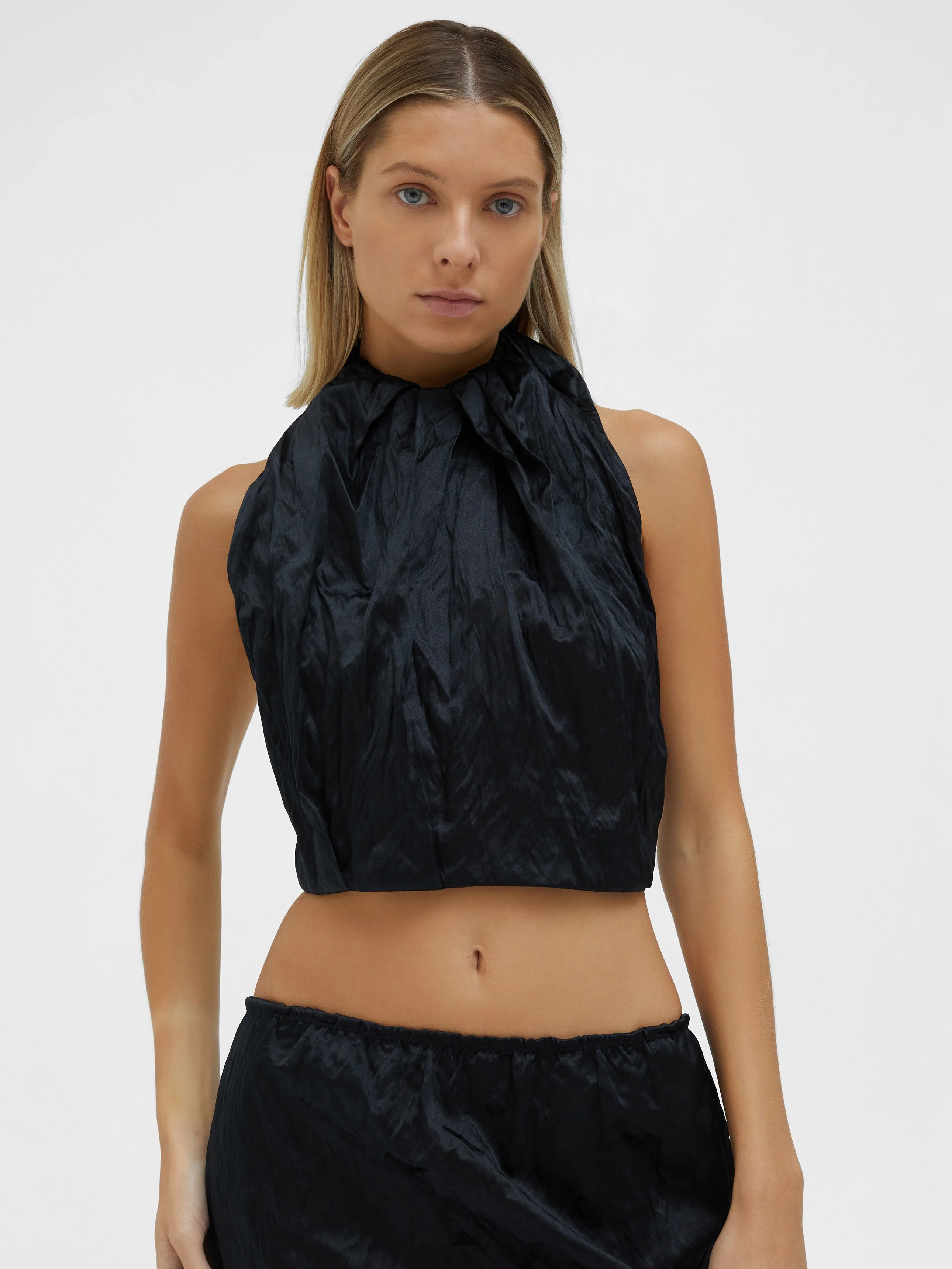 Christopher Esber - Capture Silk Crush Top