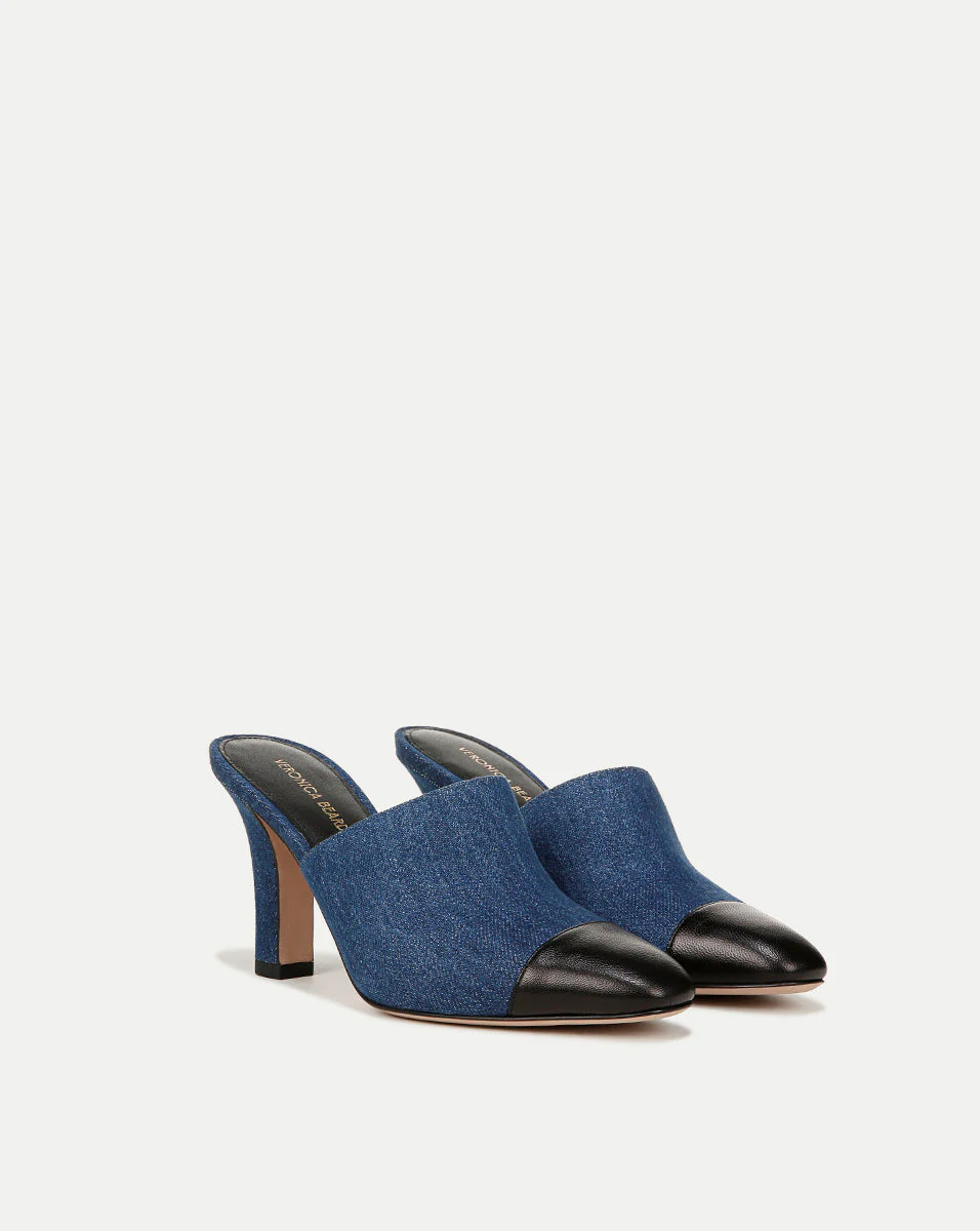 Veronica Beard - Carlotta Denim Mixed - Media Heel - Image 2