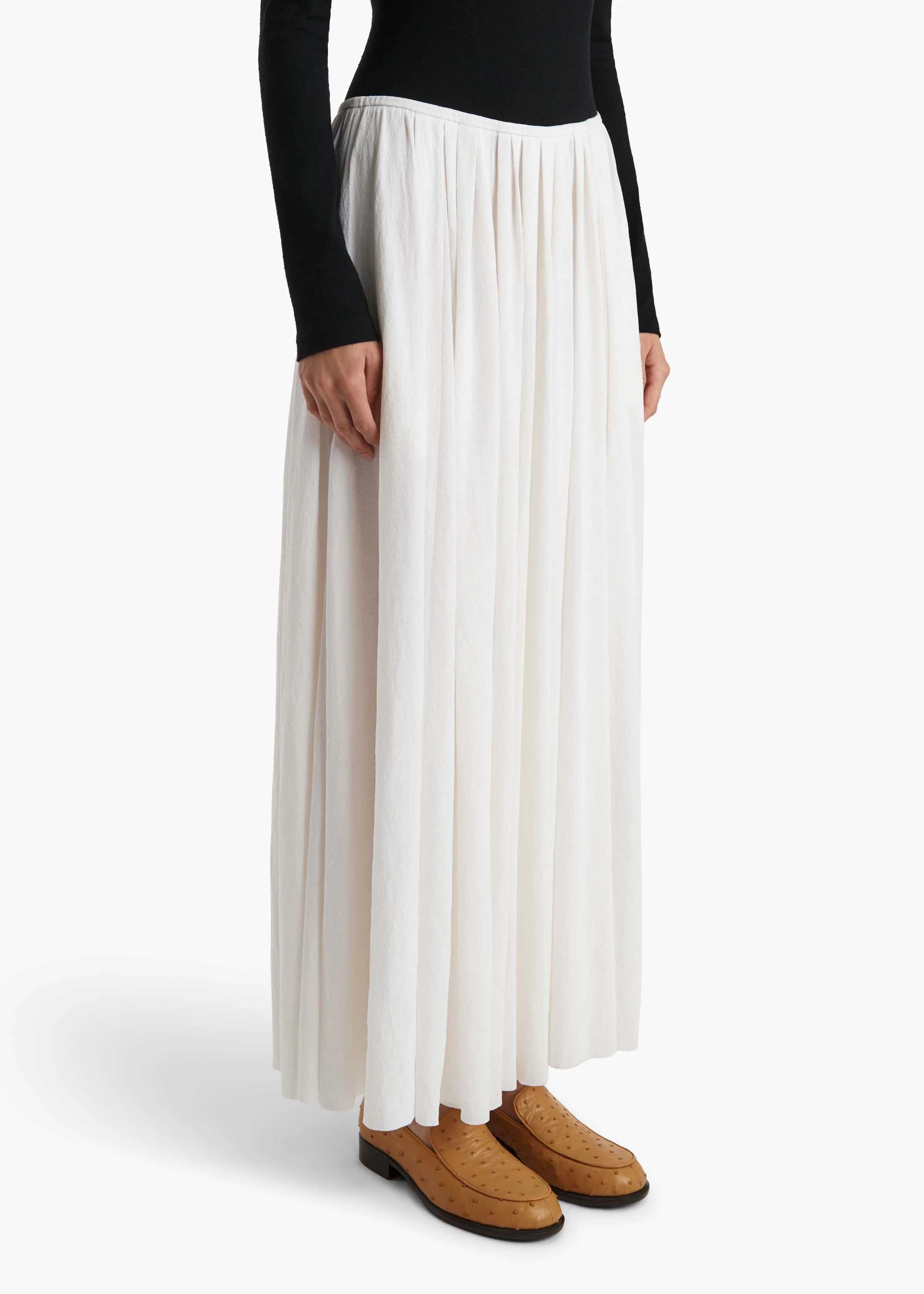 Khaite - Carlotta Dress in Black and White - Image 13
