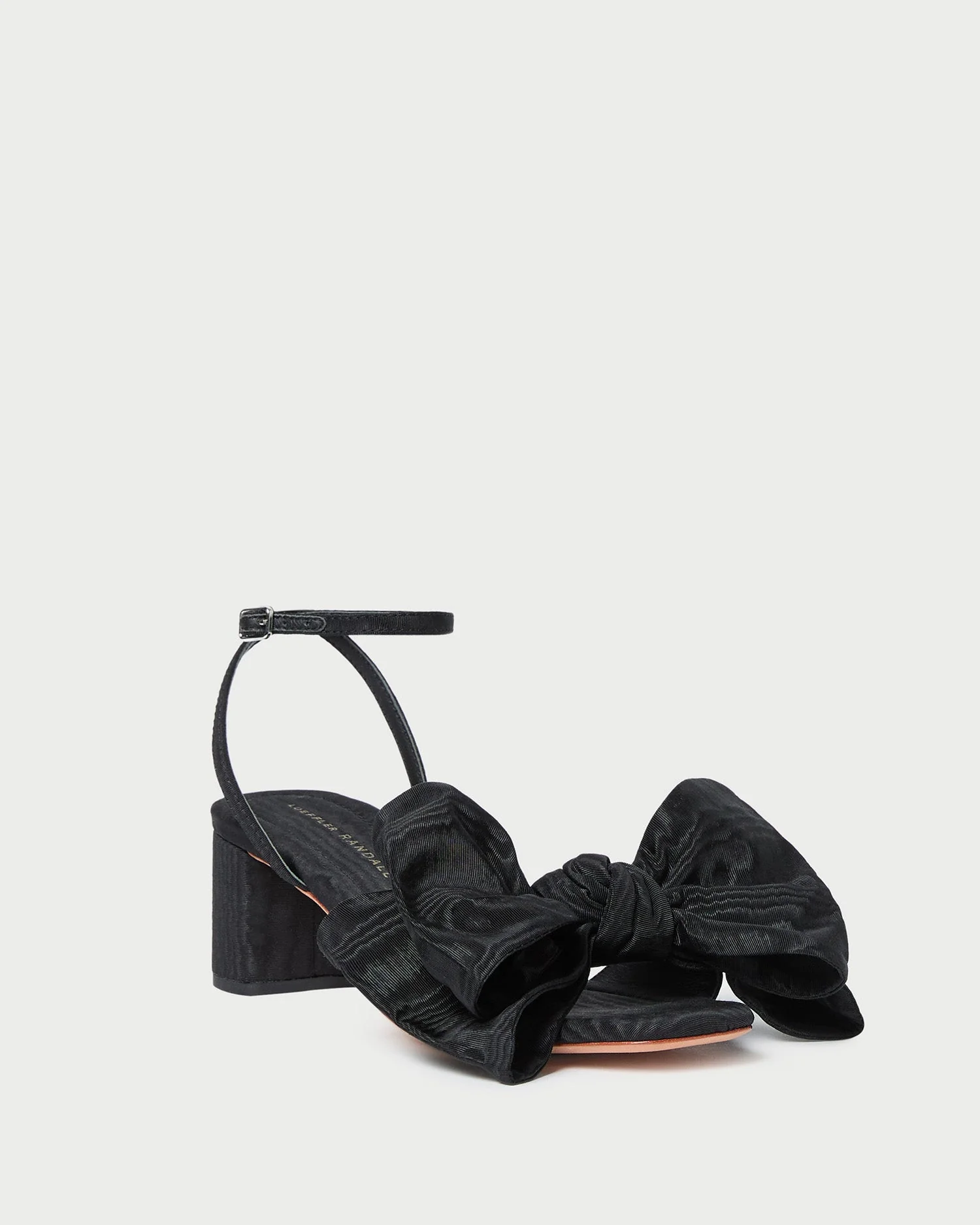Loeffler Randall - Carmen Black Moiré Bow Sandal