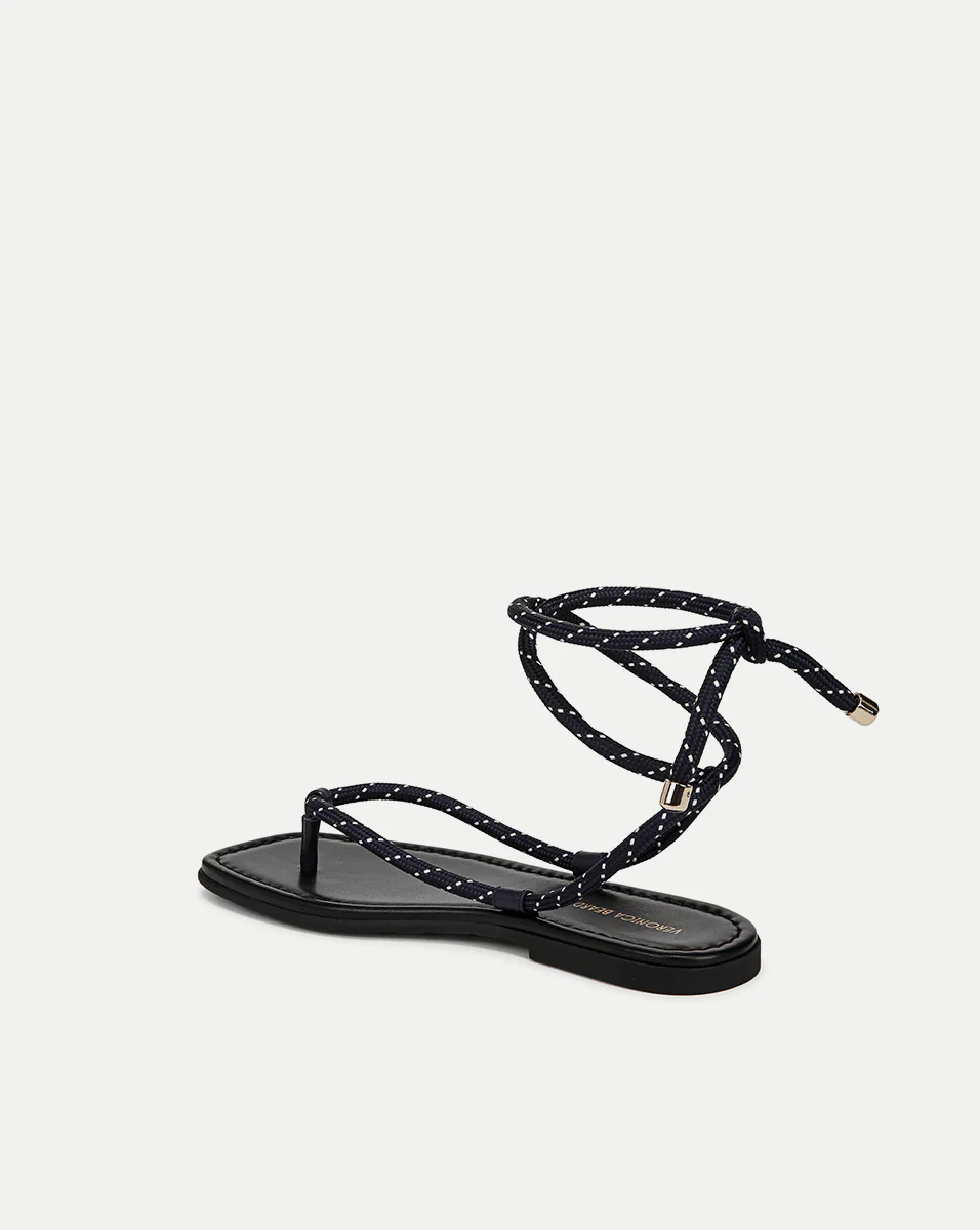 Veronica Beard - Carmina Cord Wrap Sandal - Image 4