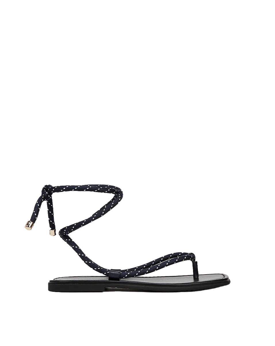 Veronica Beard - Carmina Cord Wrap Sandal - Image 5