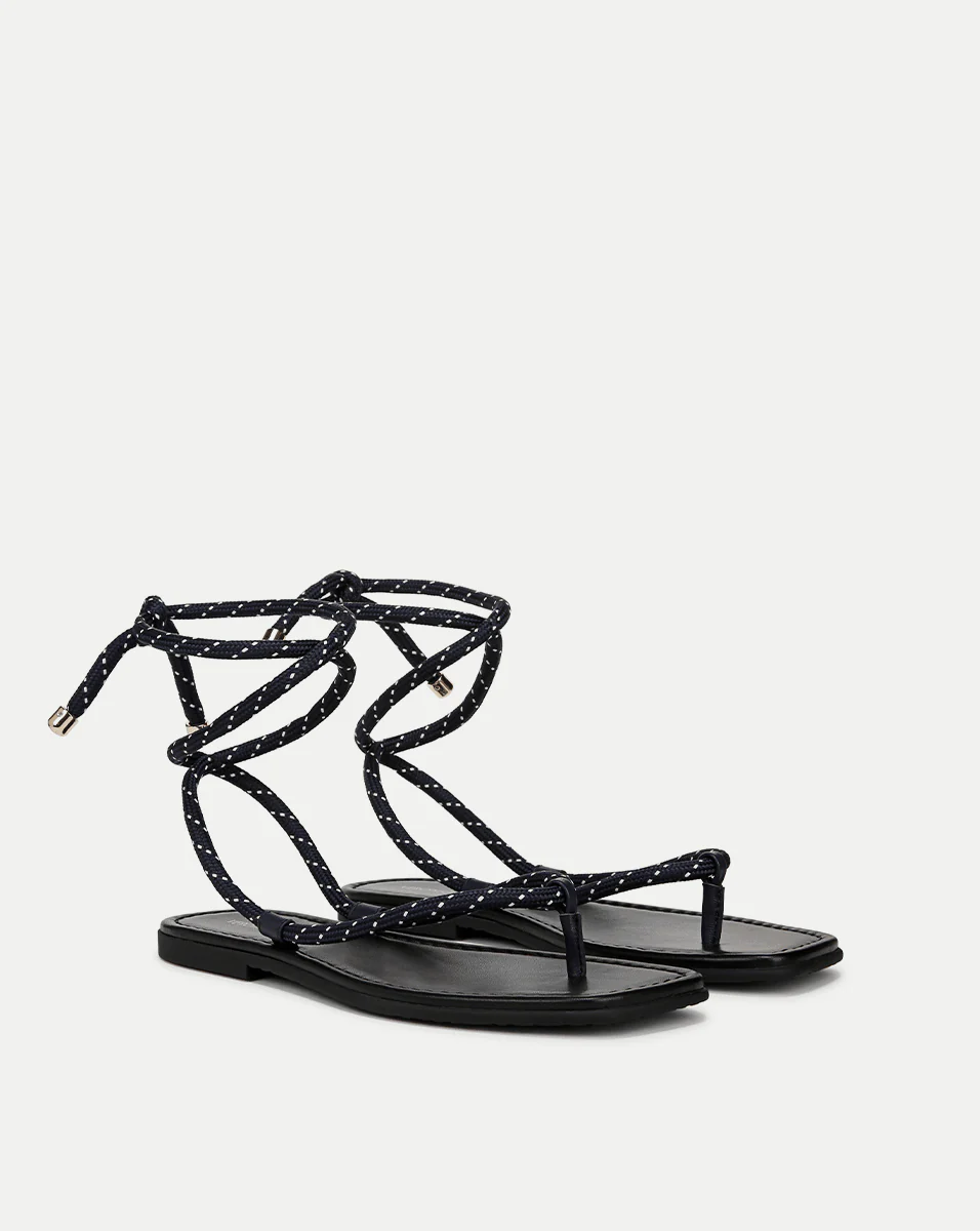 Veronica Beard - Carmina Cord Wrap Sandal - Image 8