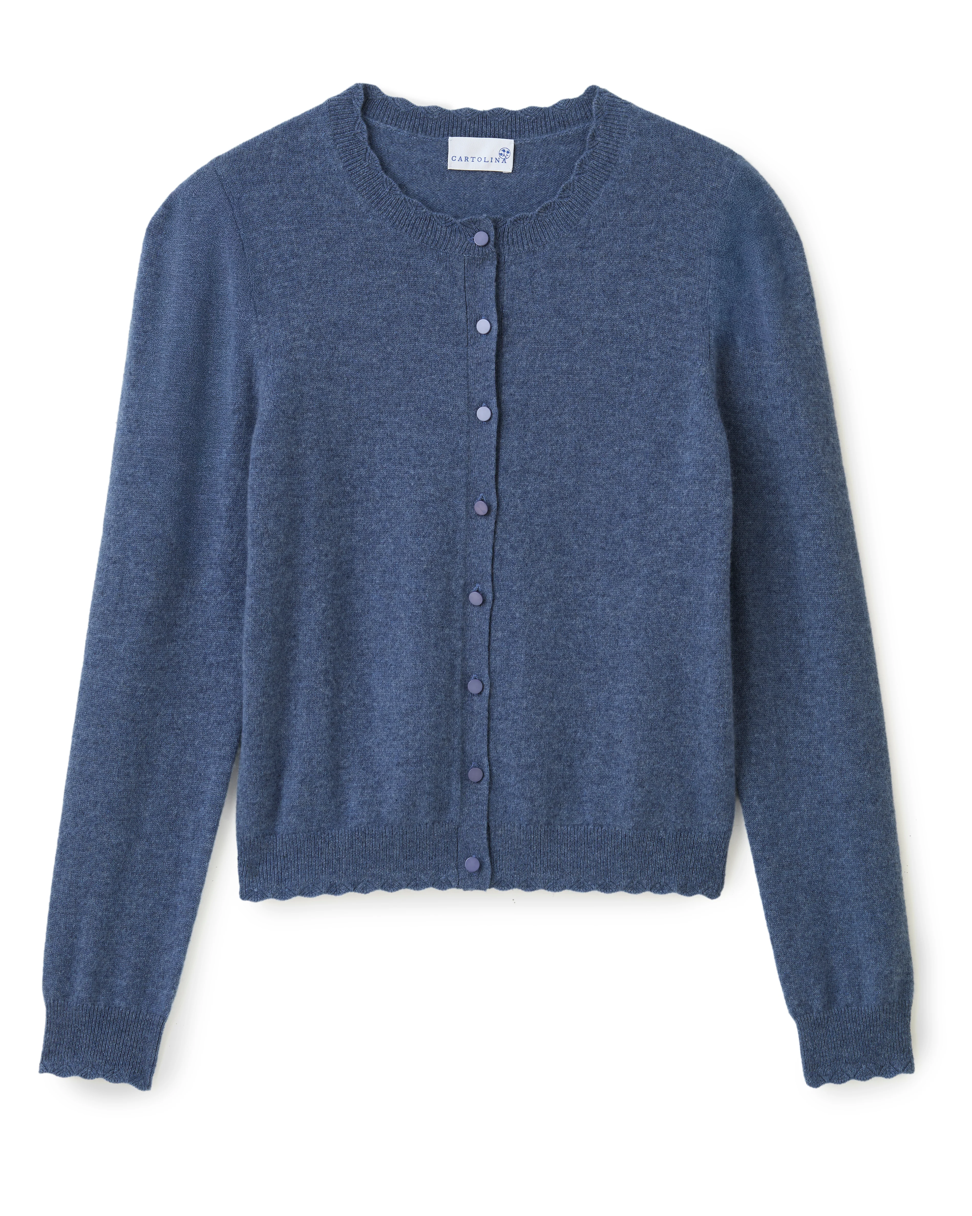 Cartolina - Lucy Ls Cardigan - Gallery Blue