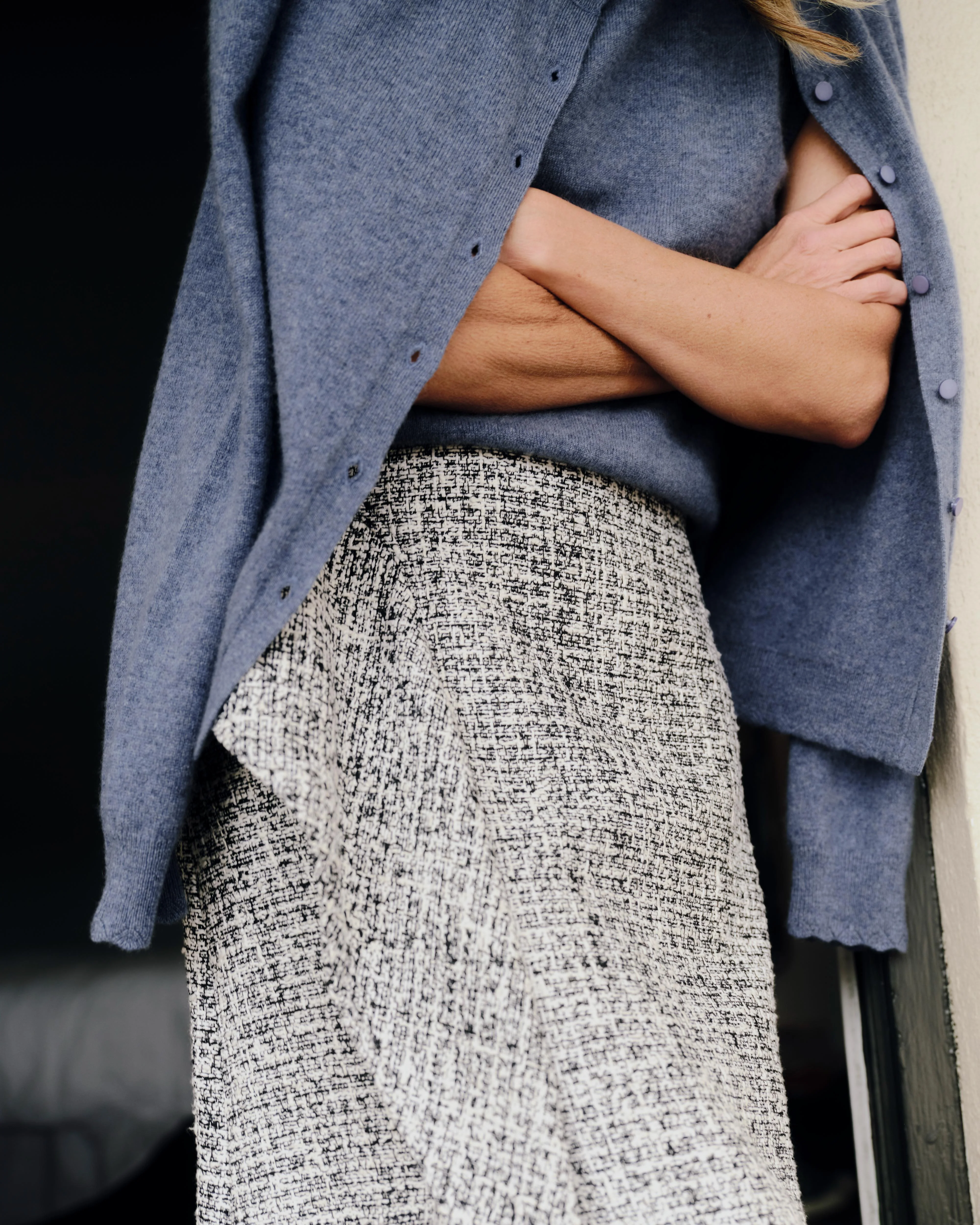 Cartolina - Lucy Ls Cardigan - Gallery Blue - Image 4