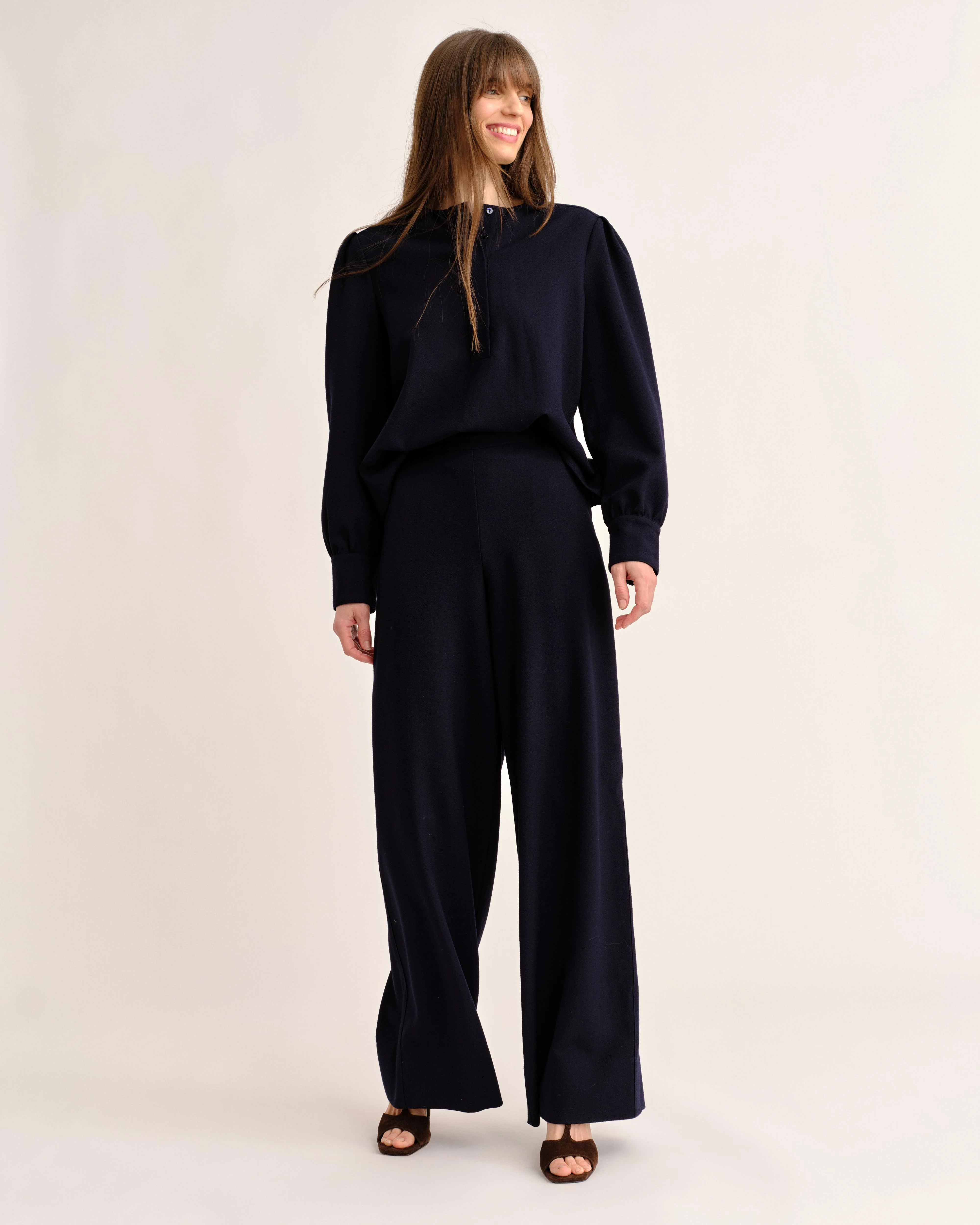 Cartolina - Olivia Pant - Dark Navy - Image 2