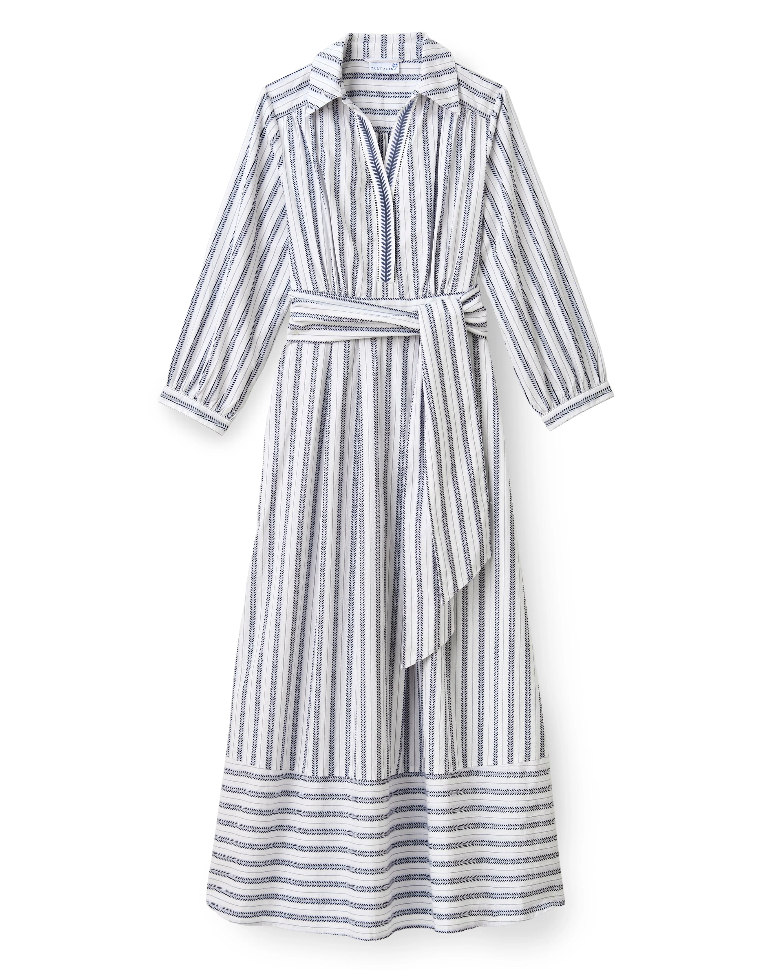 Cartolina - Seraphina Dress - Coastal Indigo Stripe - Image 6