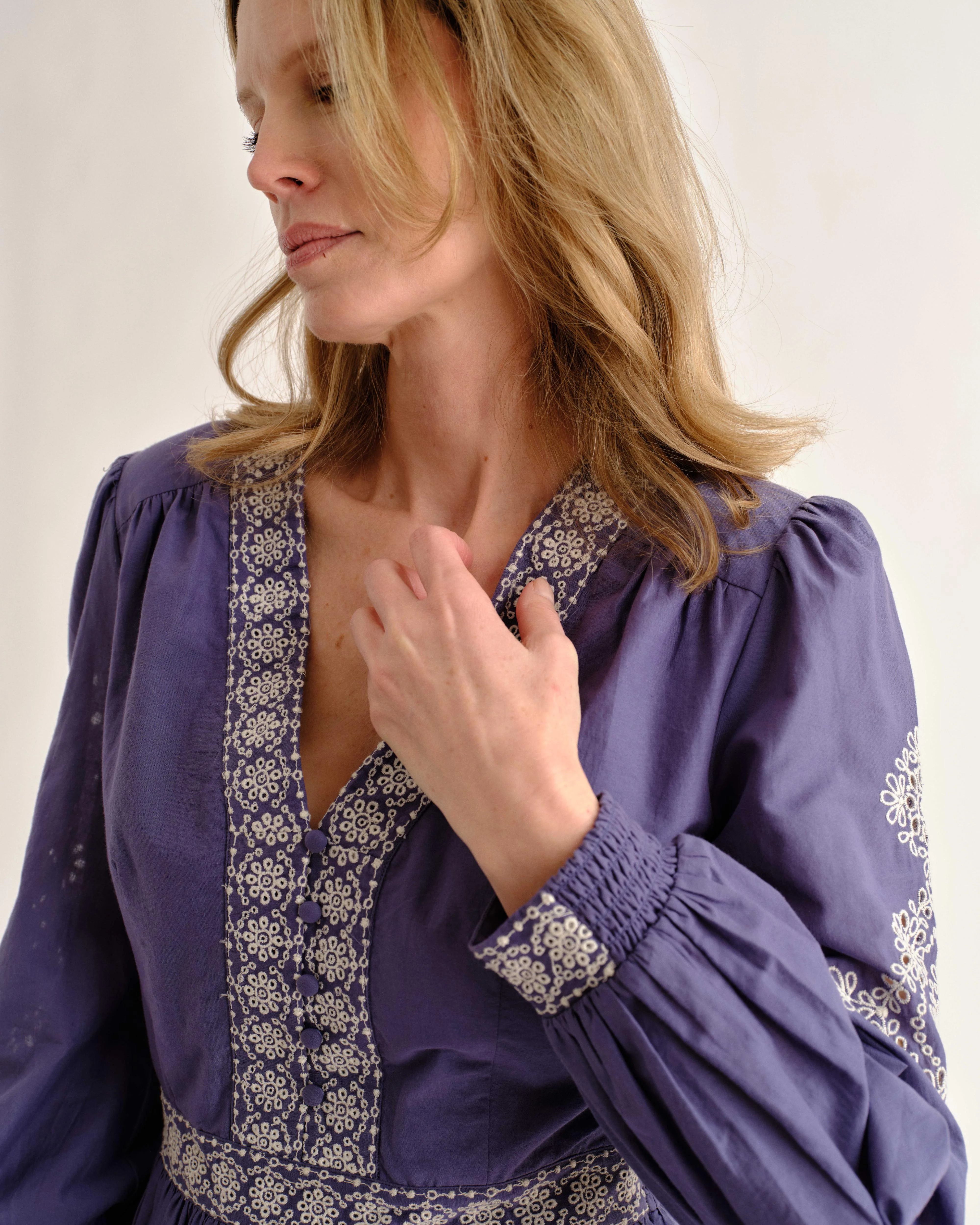 Cartolina - SP26 Blake Mini Dress - Indigo - Image 3