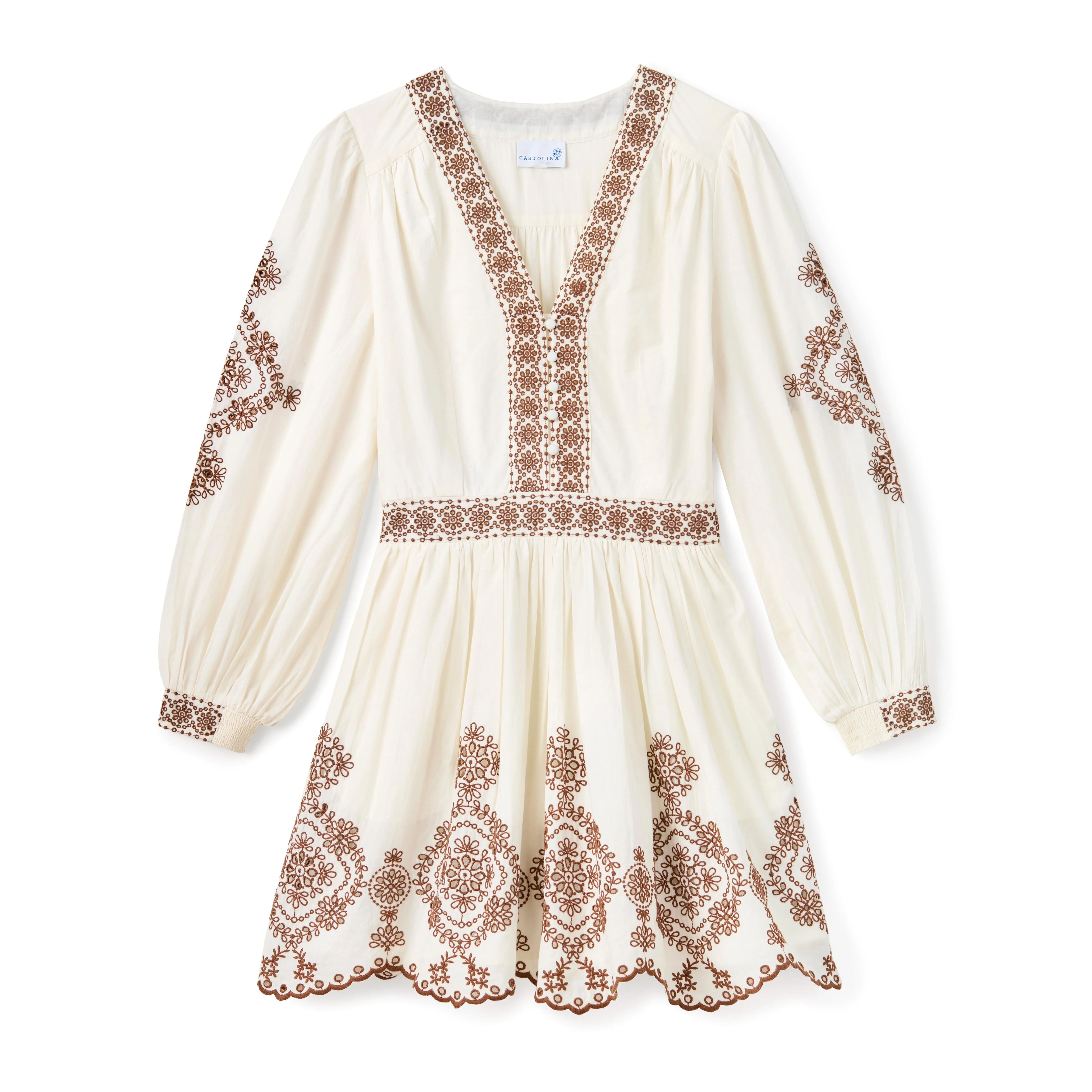 Cartolina - SP26 Blake Mini Dress - Ivory