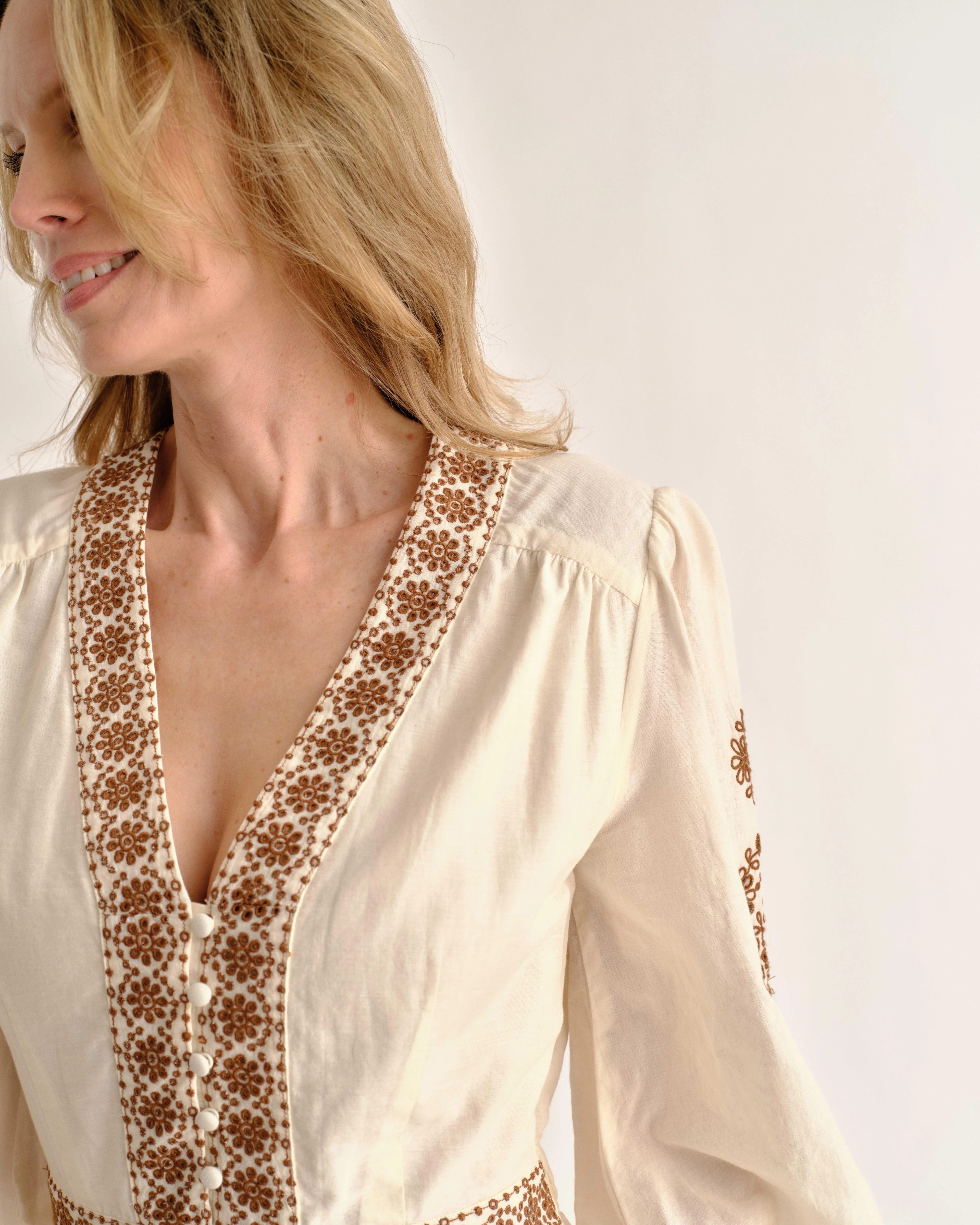 Cartolina - SP26 Blake Mini Dress - Ivory - Image 3