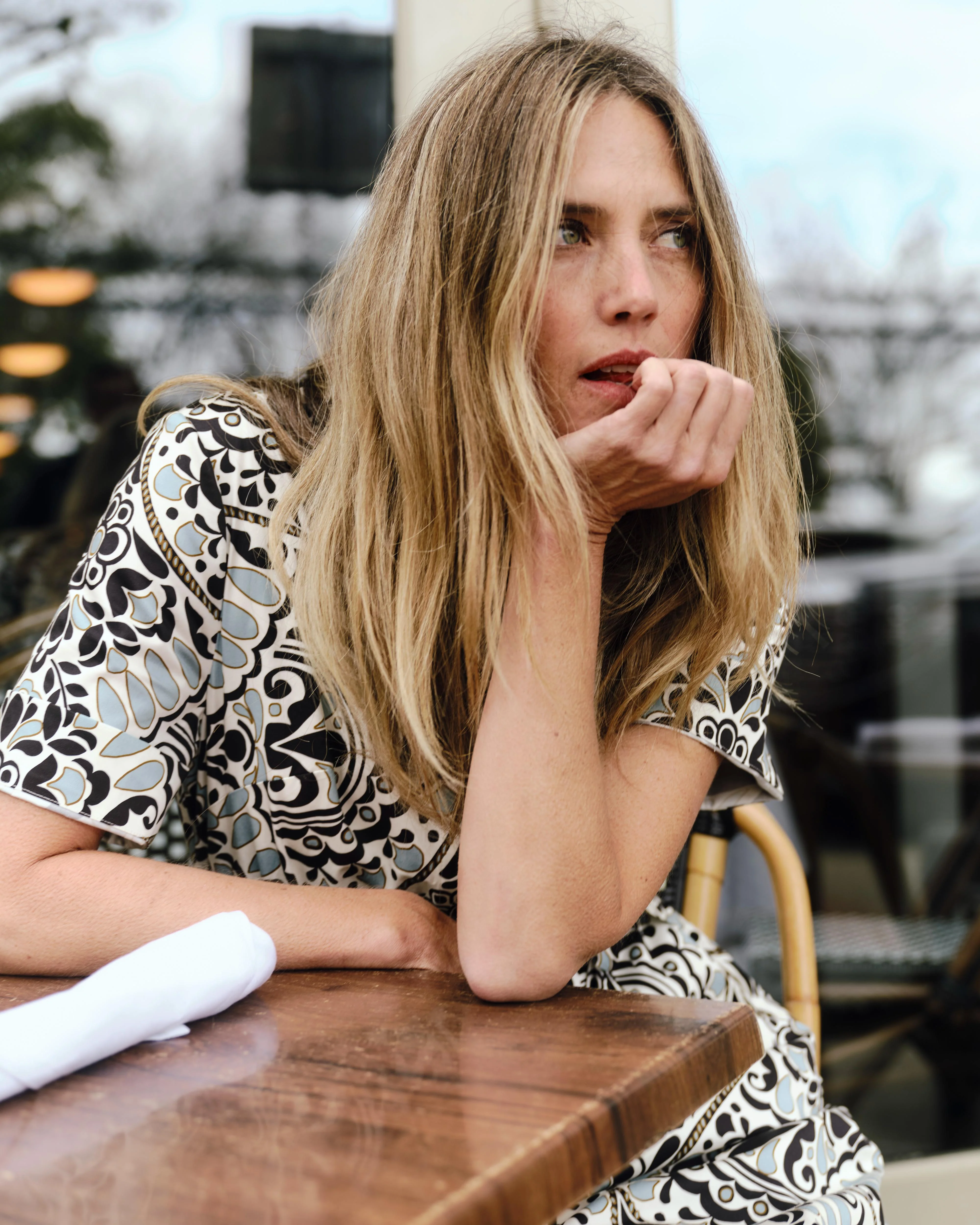 Cartolina - SP26 Cara Shirtdress - Flor Medallion Tidal Pool - Image 6