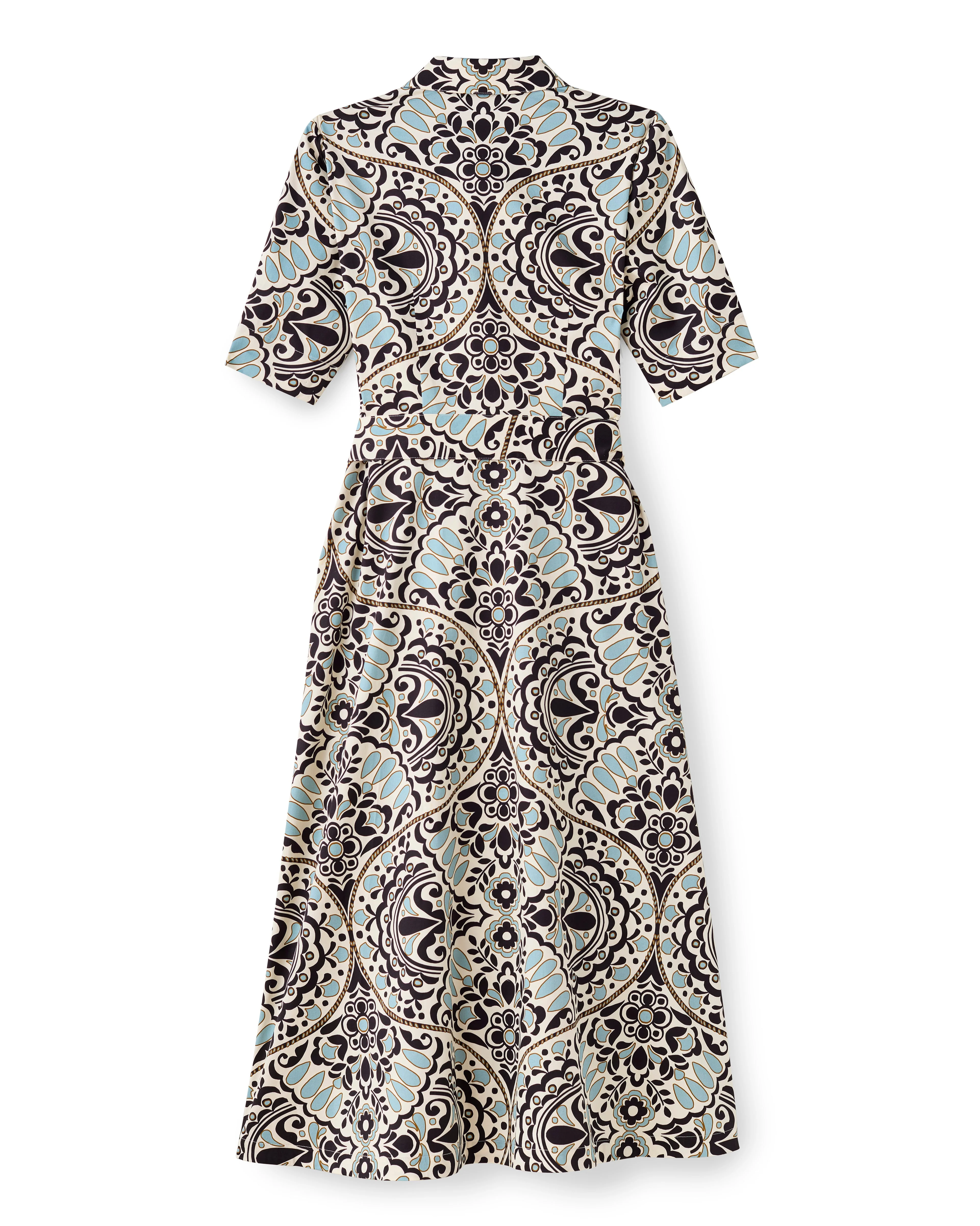 Cartolina - SP26 Cara Shirtdress - Flor Medallion Tidal Pool - Image 7