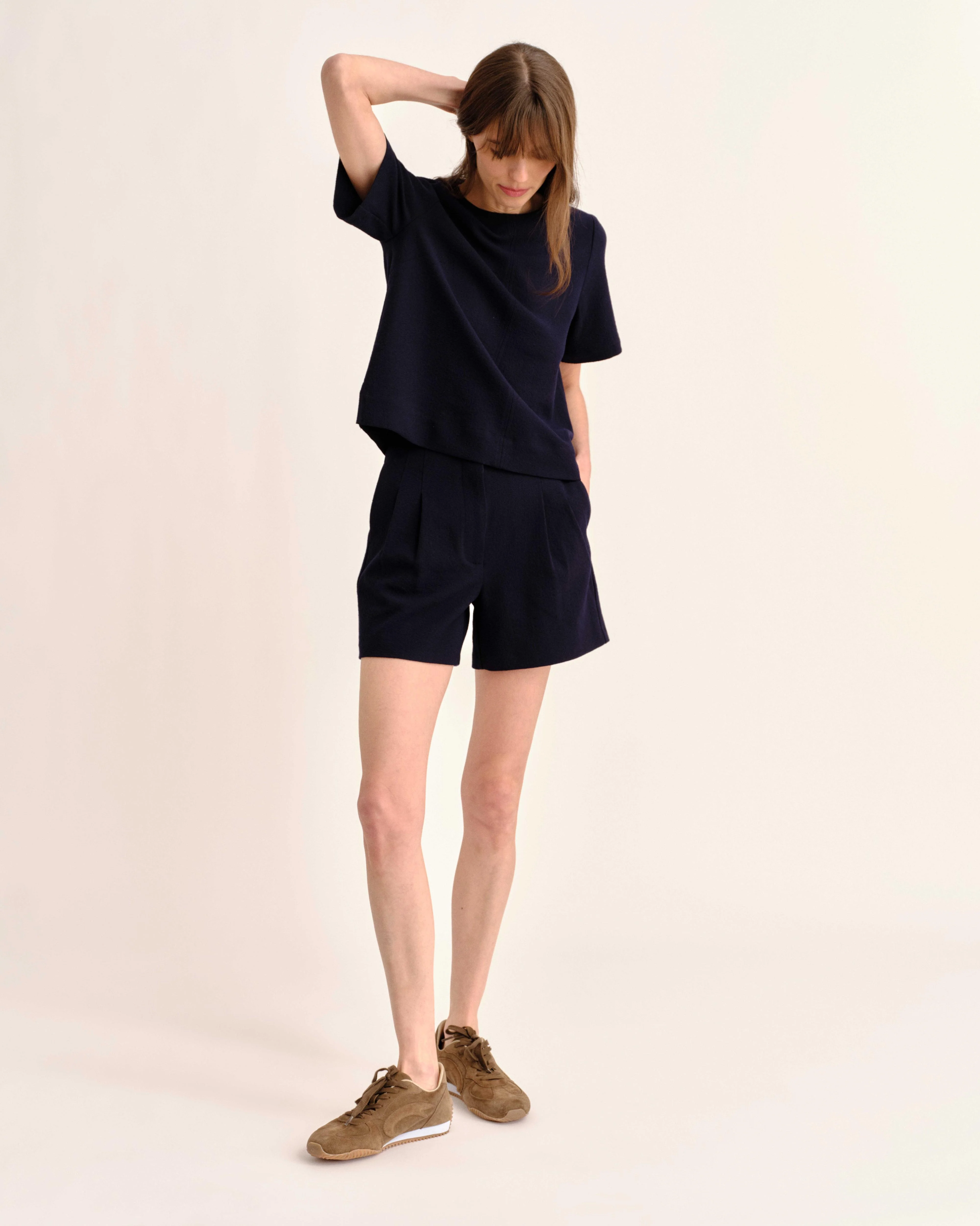 Cartolina - SP26 Chloe Top - Dark Navy - Image 2